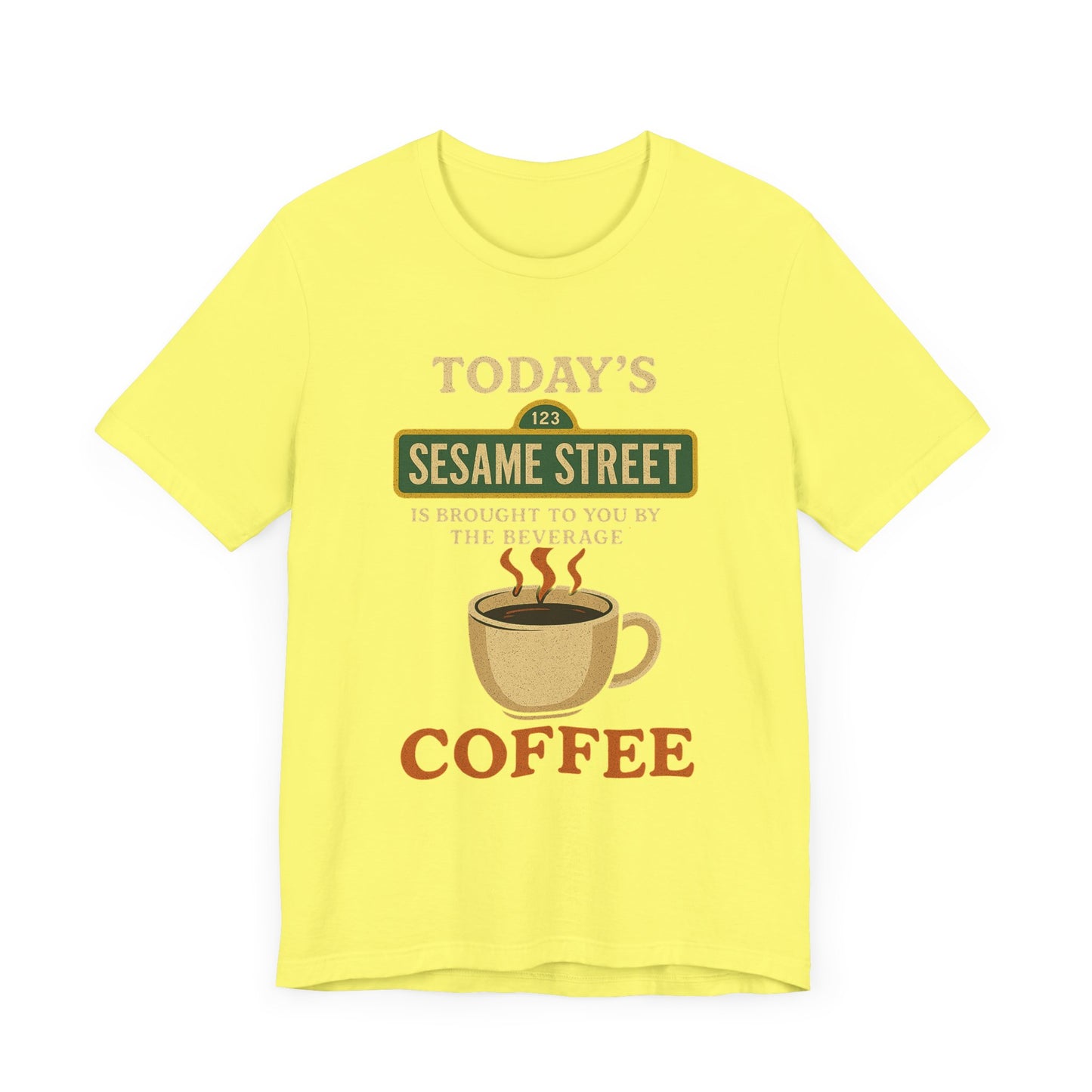 coffee Sesame Street tee