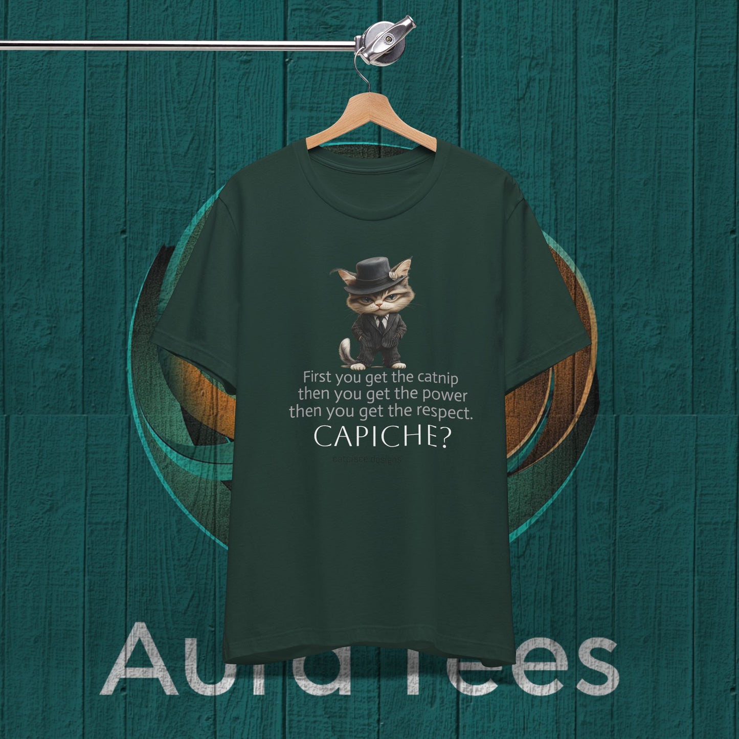 cat mafioso catnip respect tee