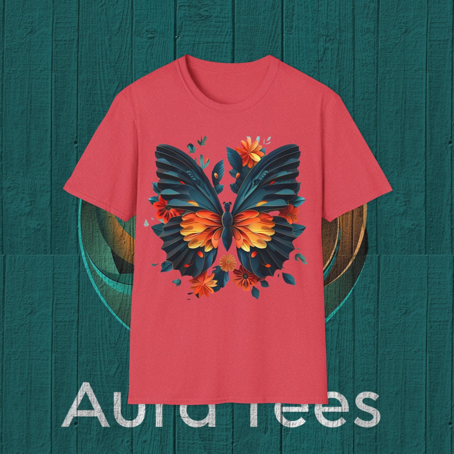 paper quill butterfly tee
