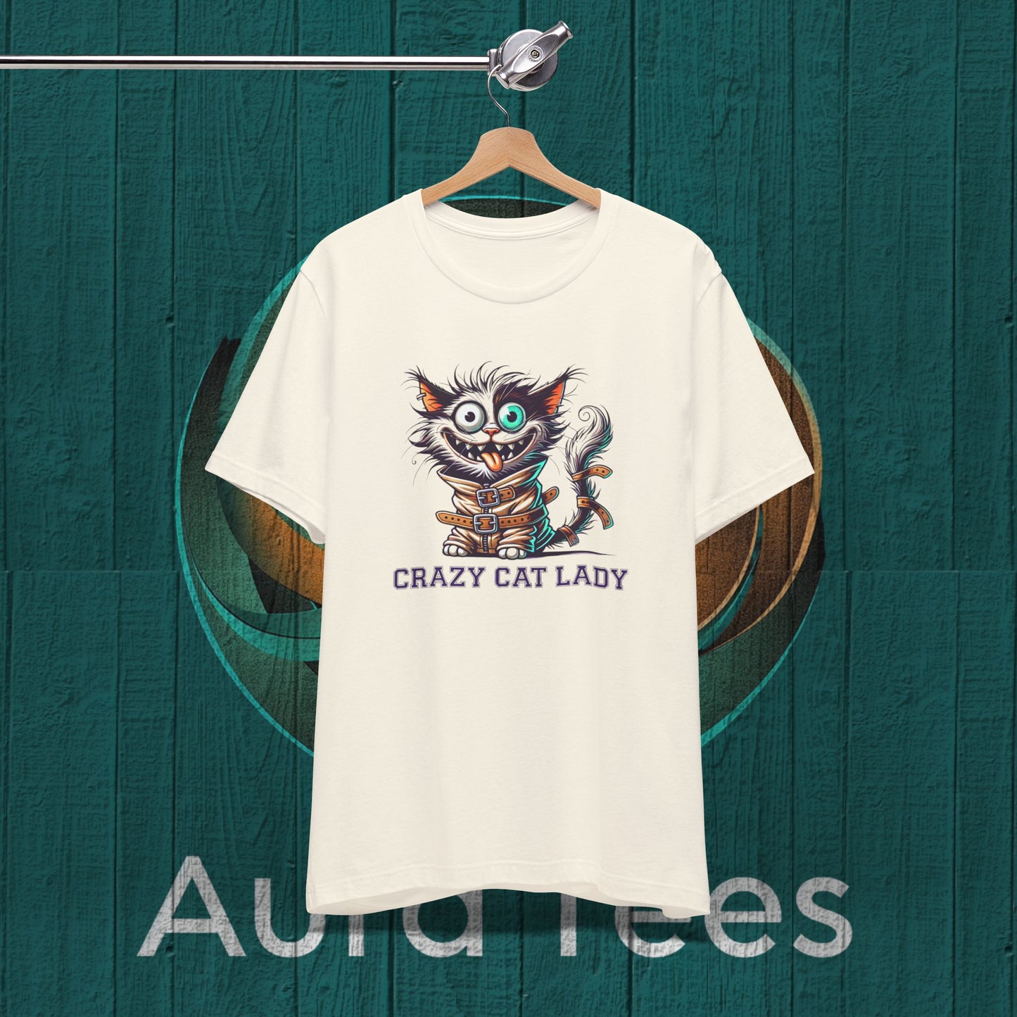 crazy cat lady spoof tee