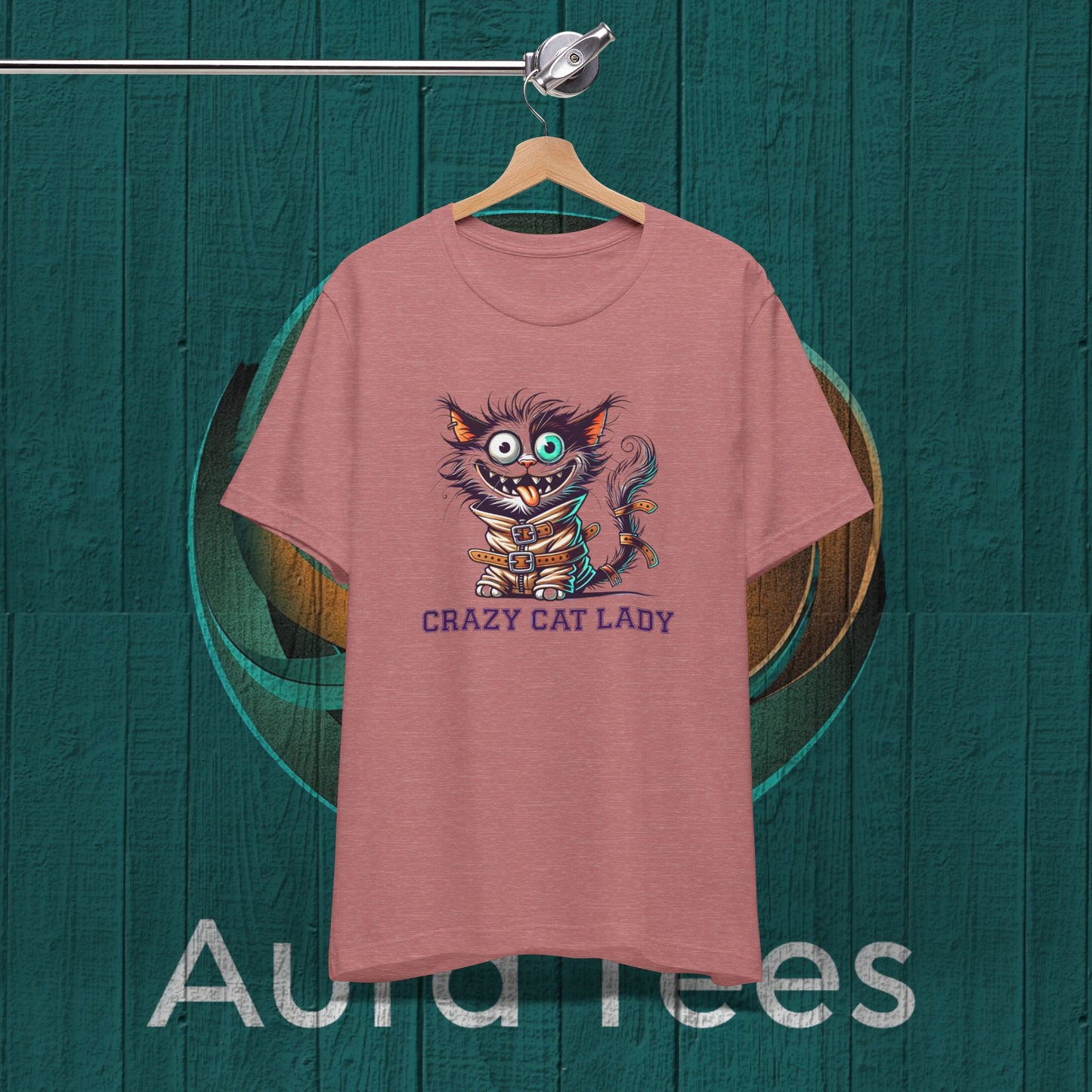 crazy cat lady spoof tee