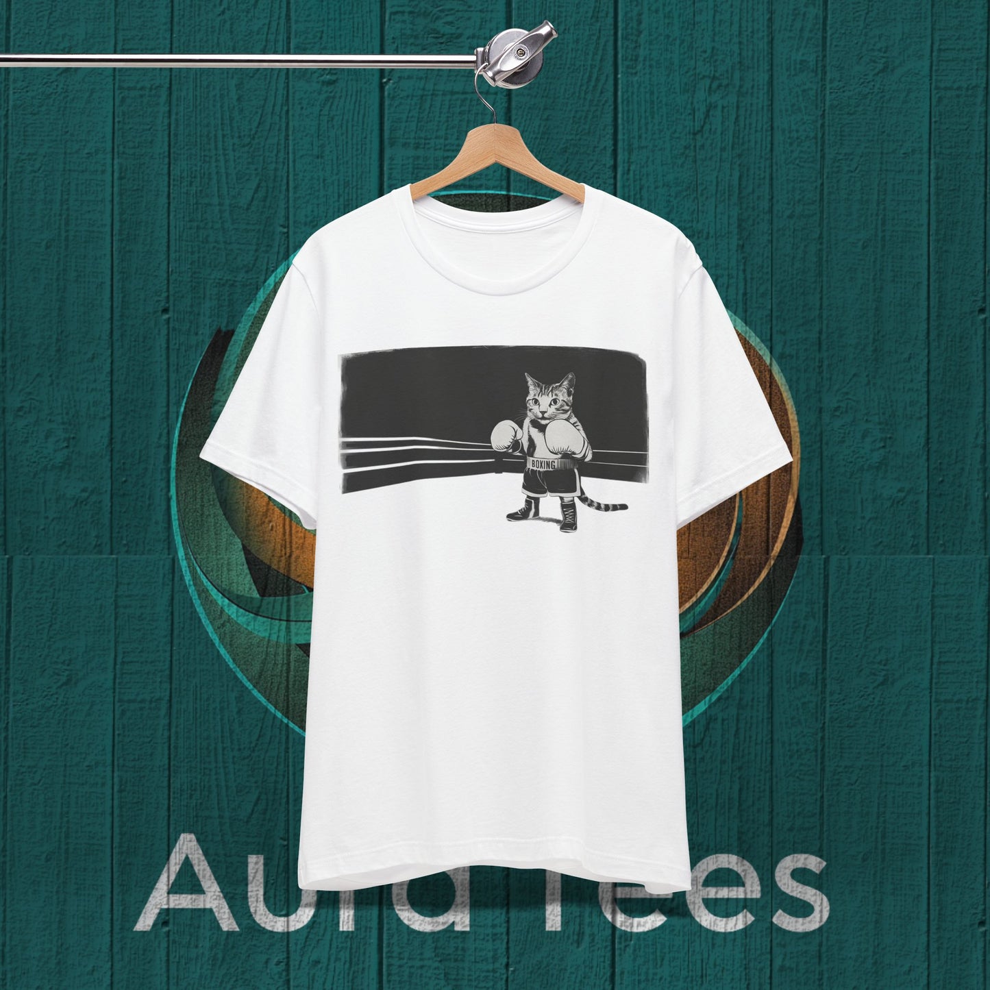 boxer cat tee