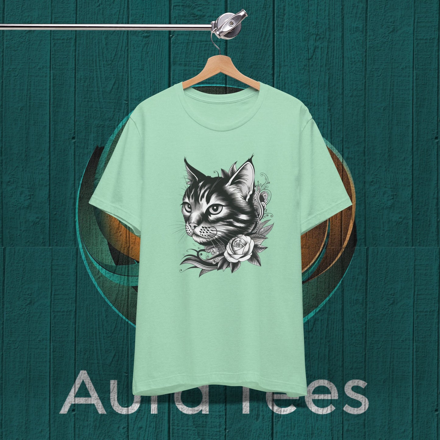 cat tattoo tee