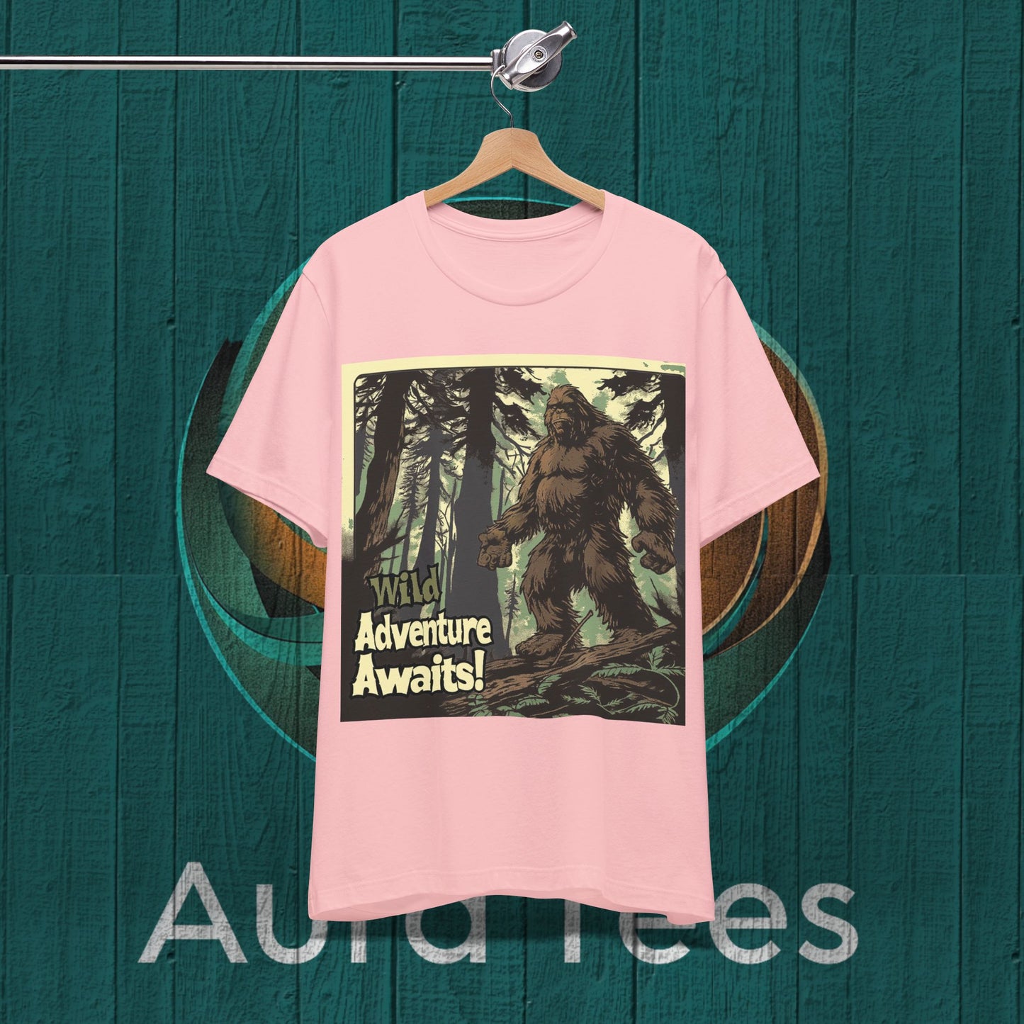 wild adventure awaits vintage poster sasquatch tee