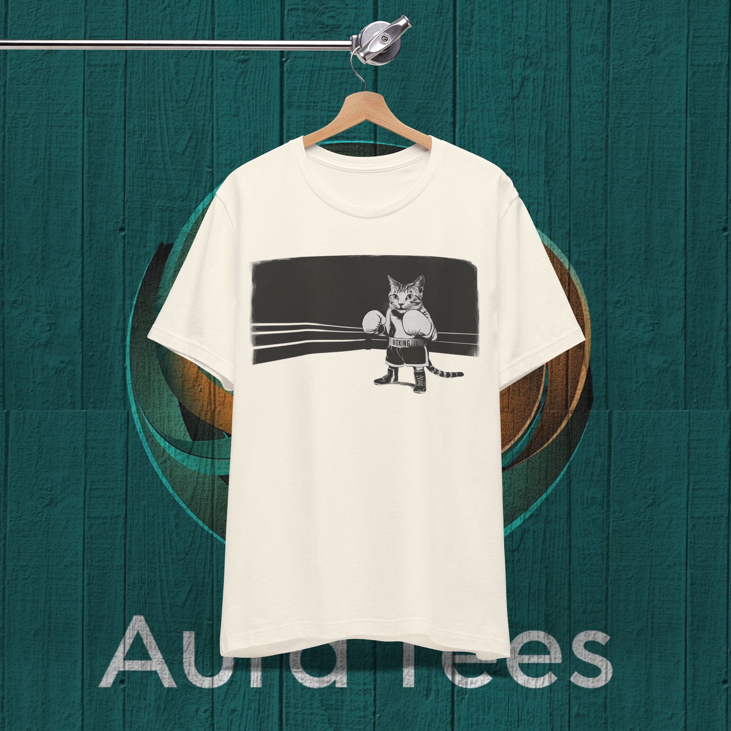 boxer cat tee