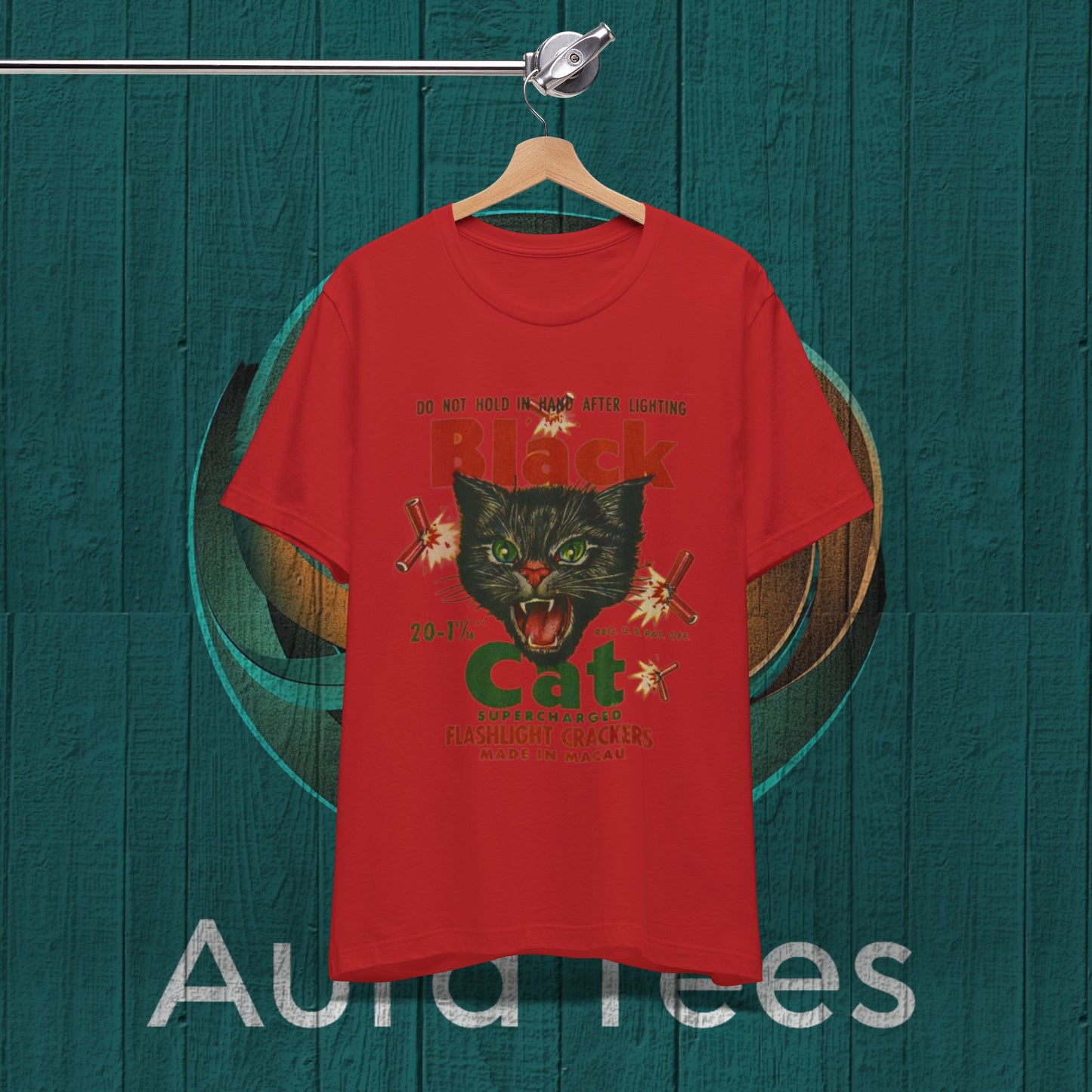 vintage Black Cat Firecrackers tee
