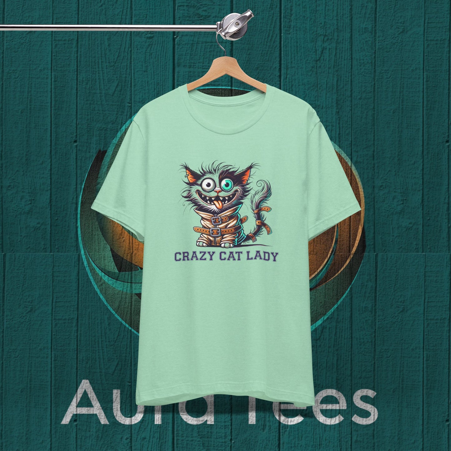 crazy cat lady spoof tee