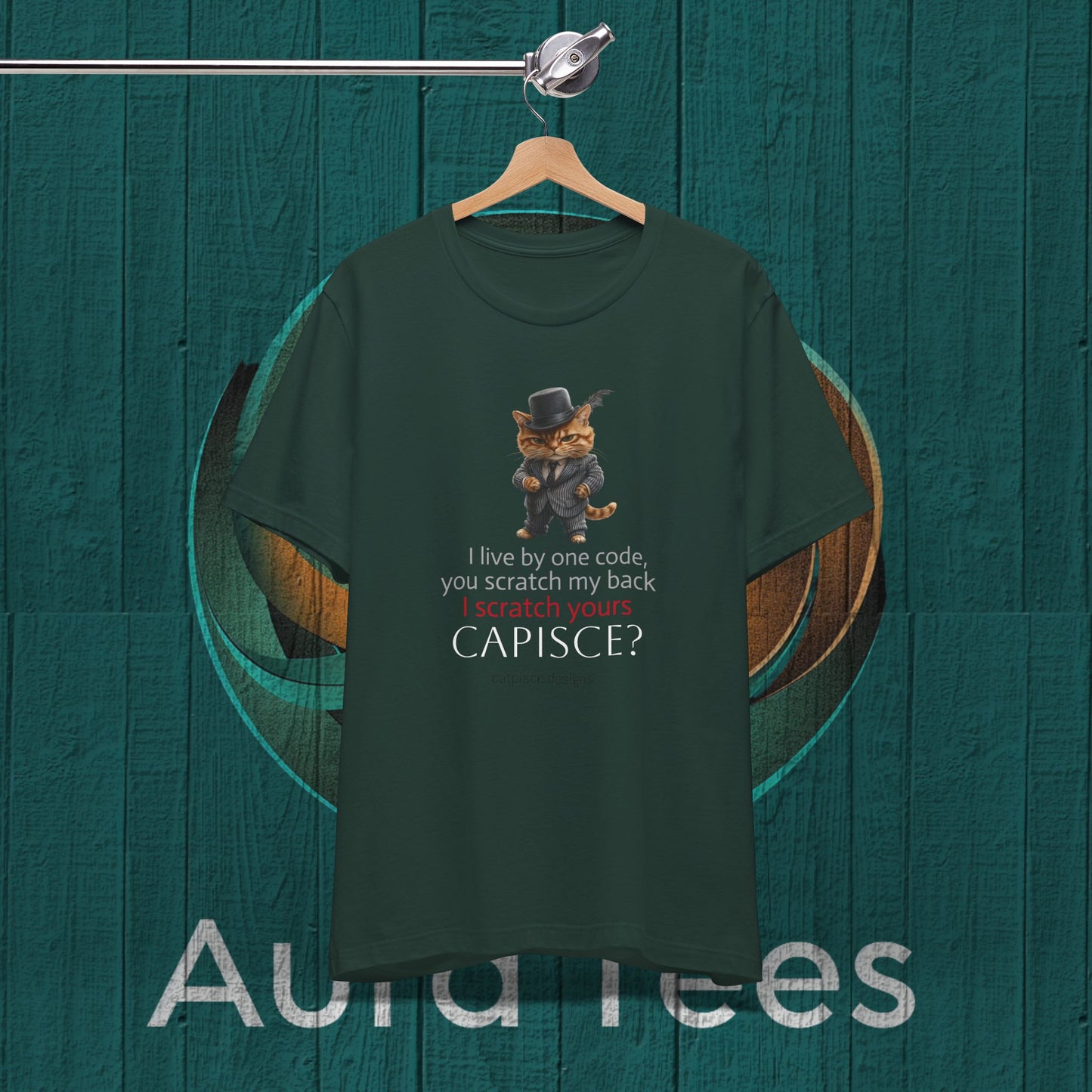 cat mafioso code tee