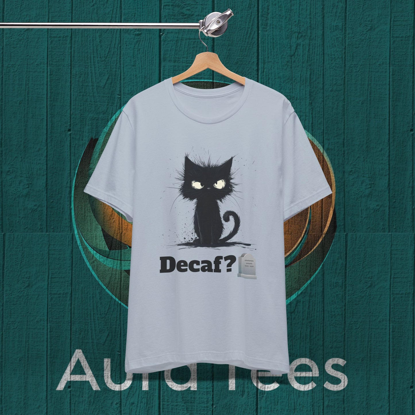 decaf cat tee