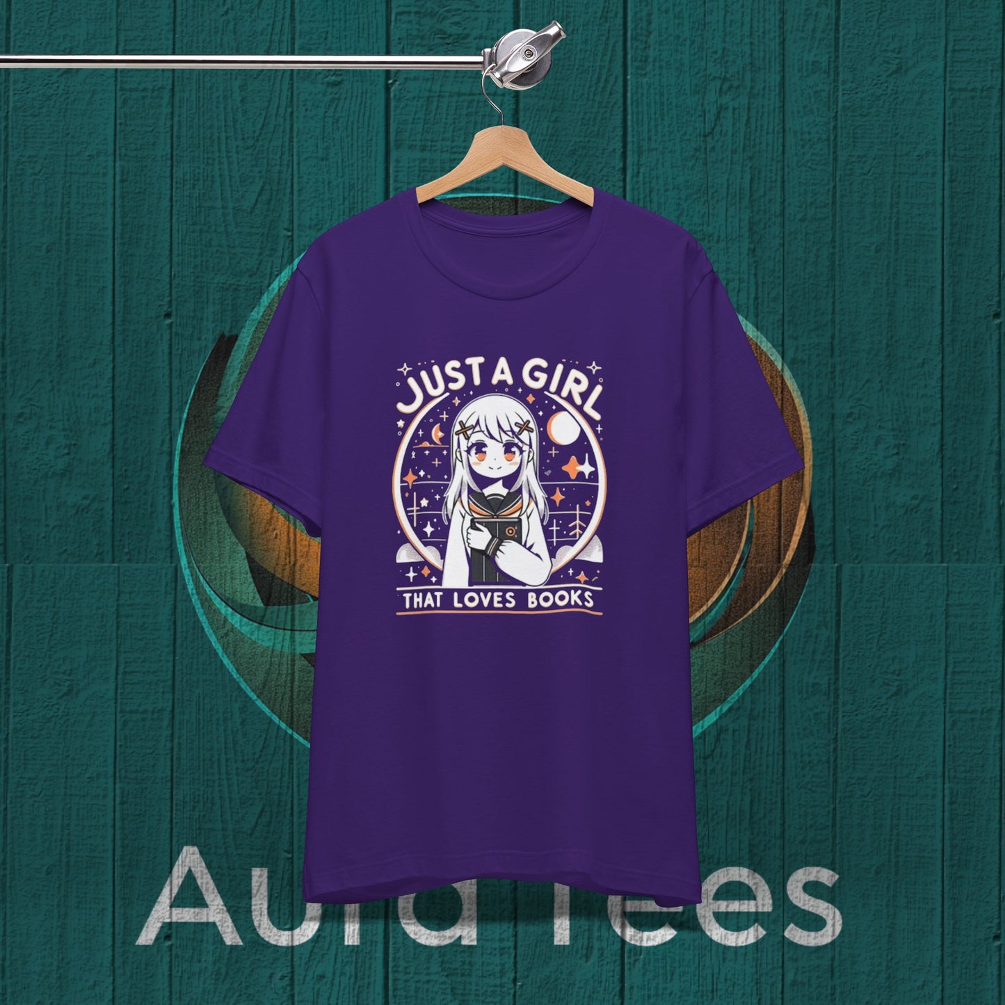 anime just a girl books tee