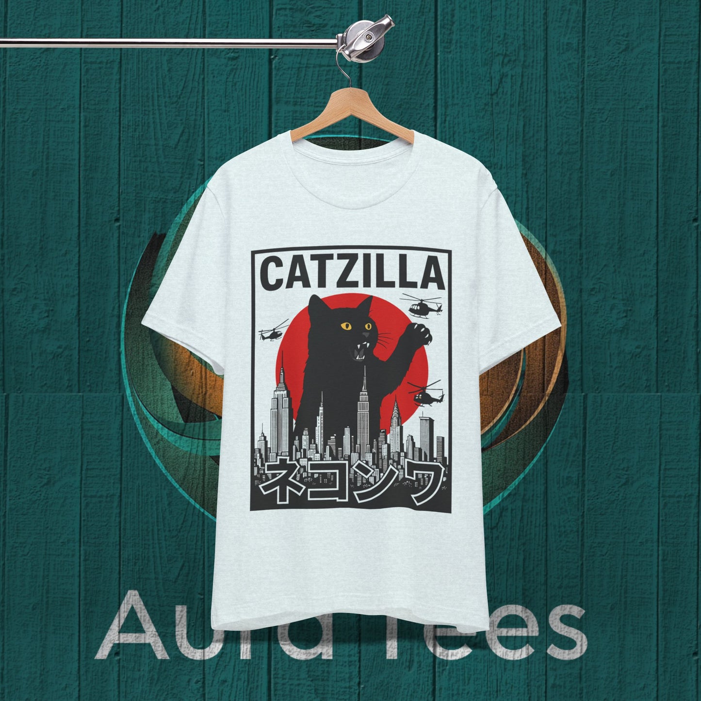 Rising Catzilla tee