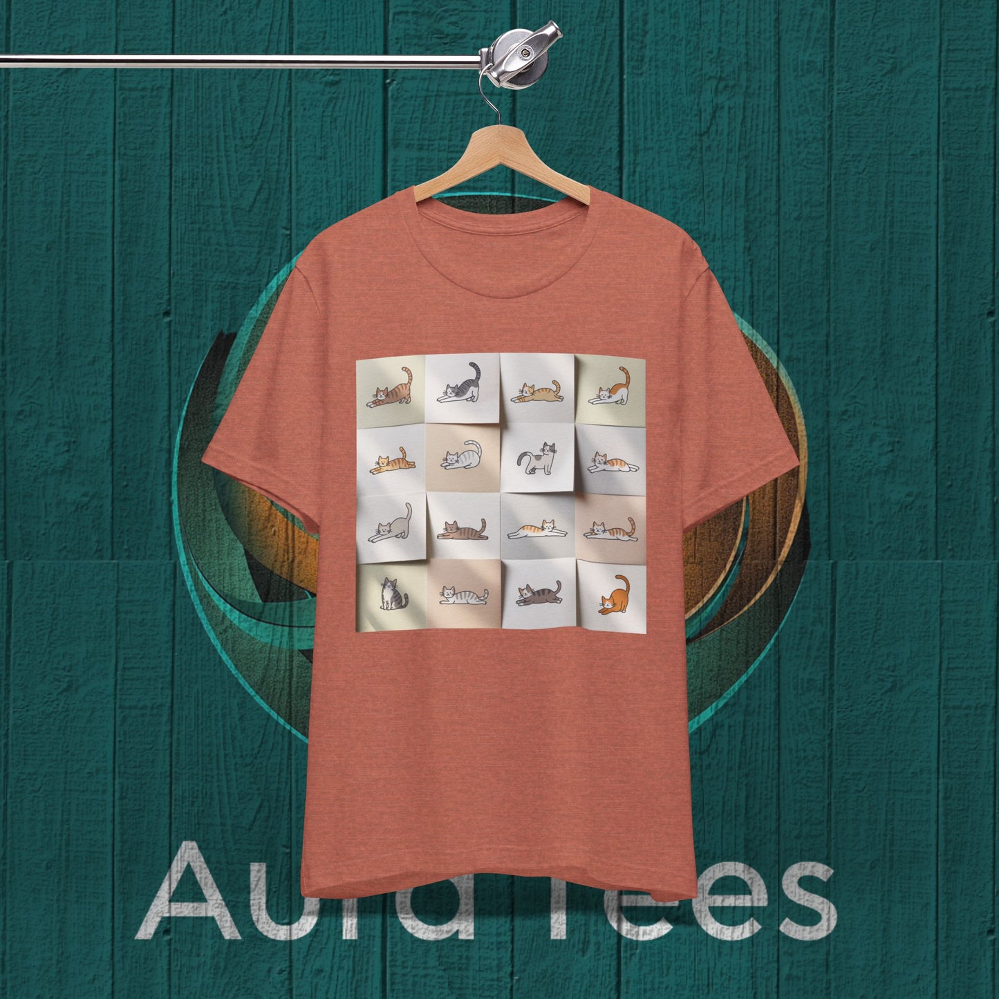 sticky note kitties tee
