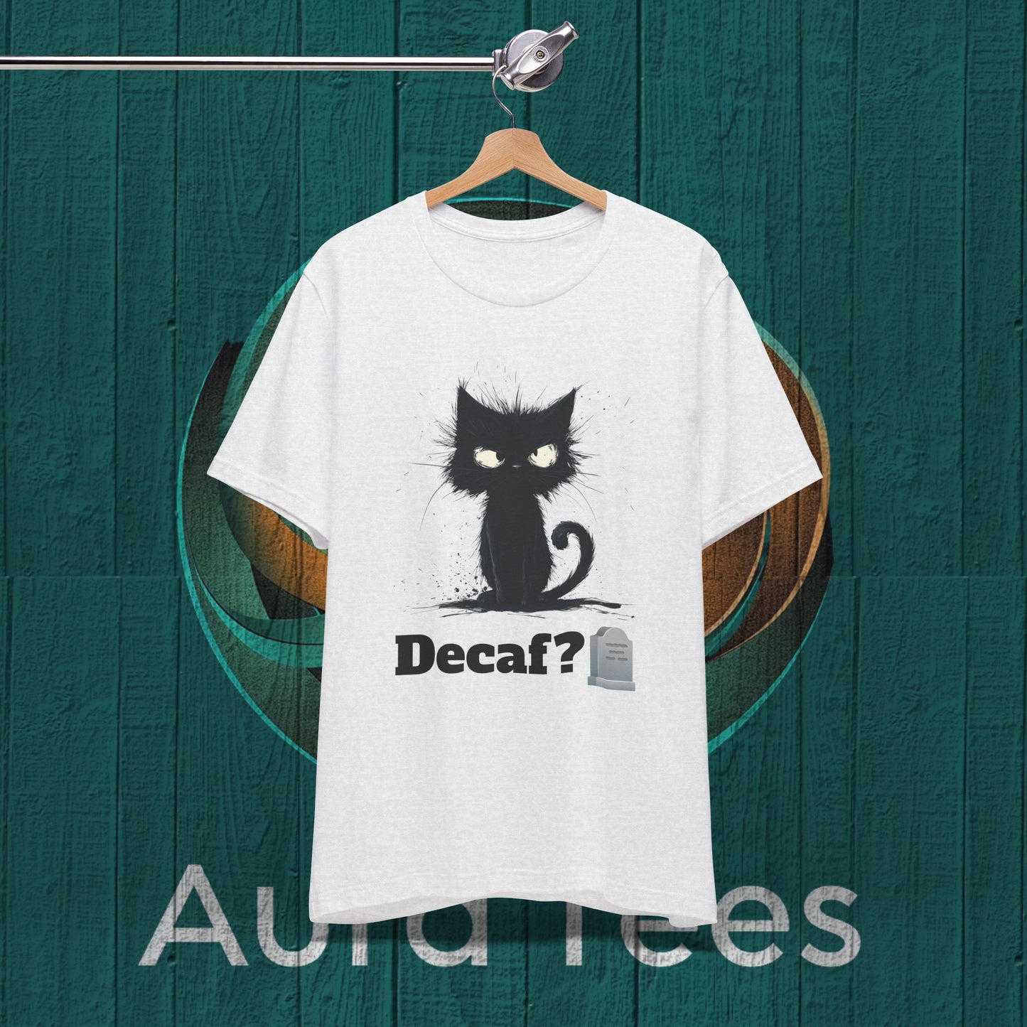 decaf cat tee