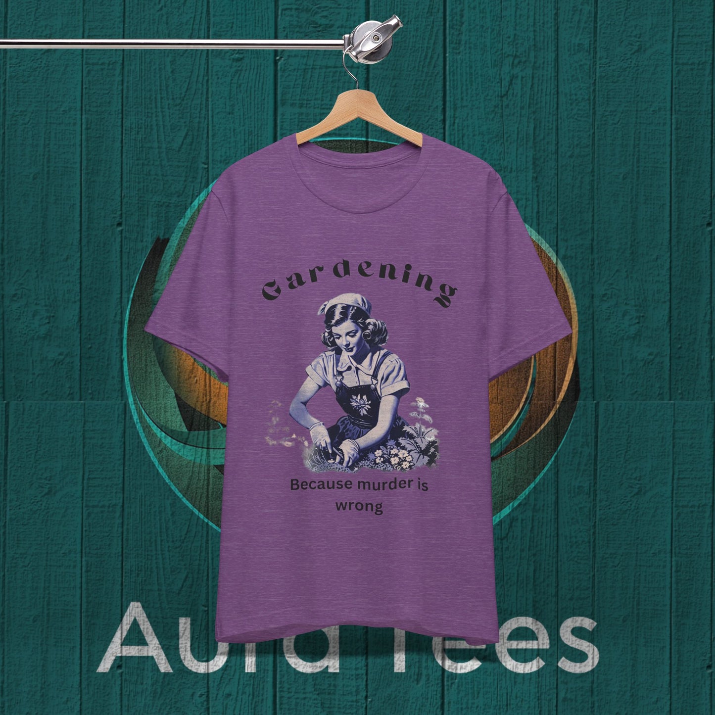 Vintage Gardening murder tee
