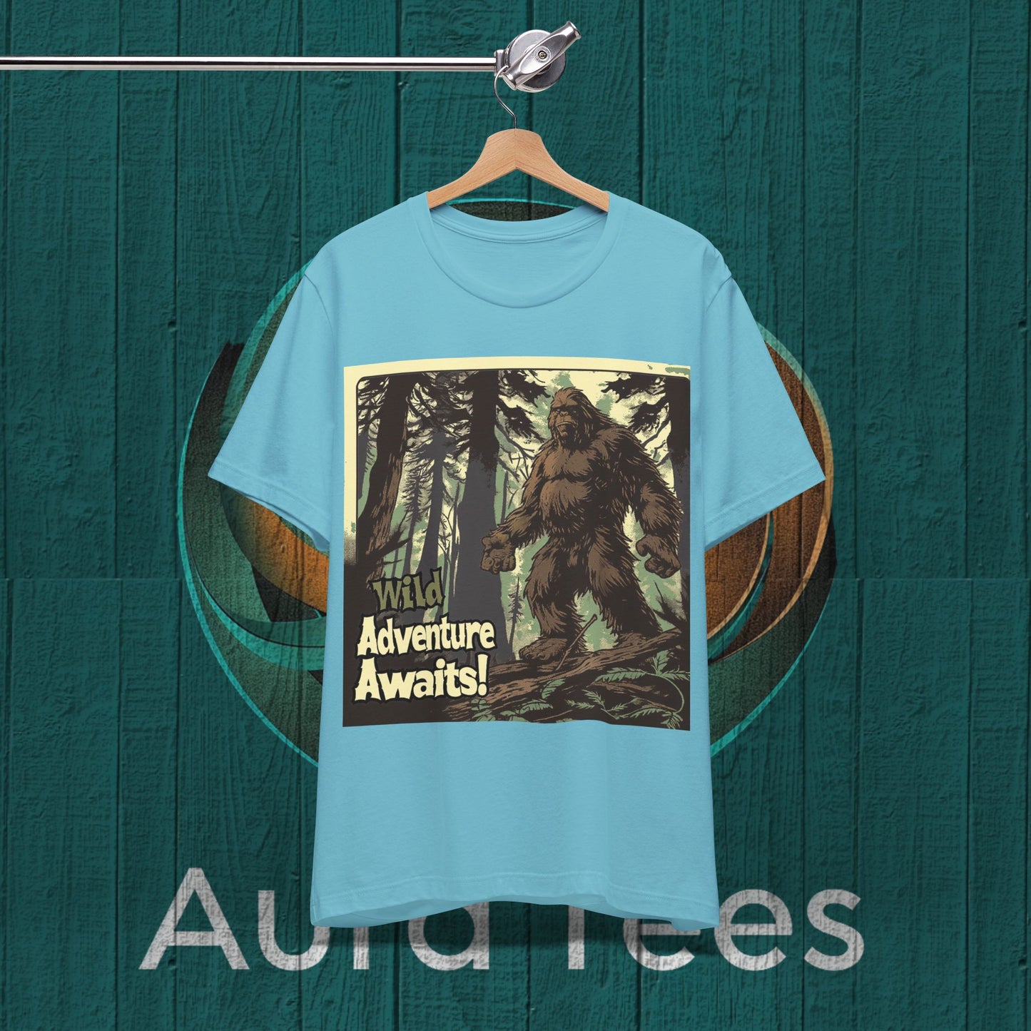 wild adventure awaits vintage poster sasquatch tee