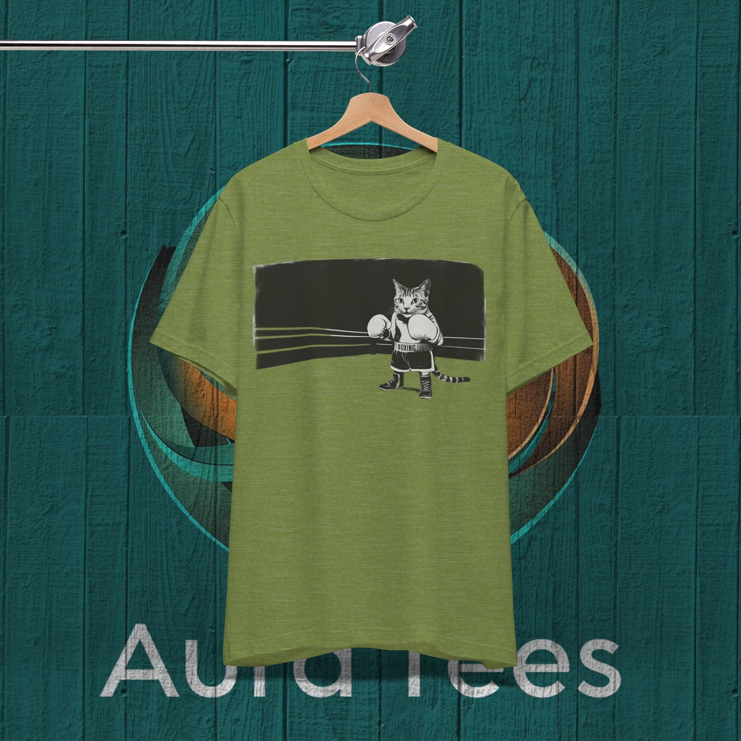 boxer cat tee