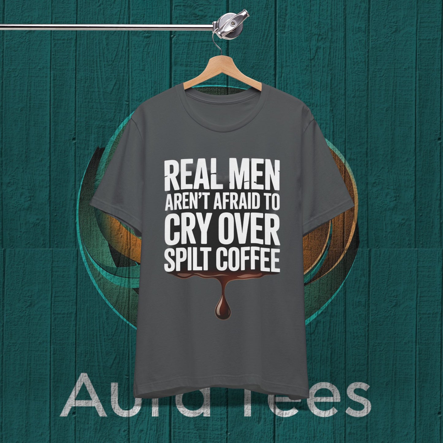 real men coffee tee