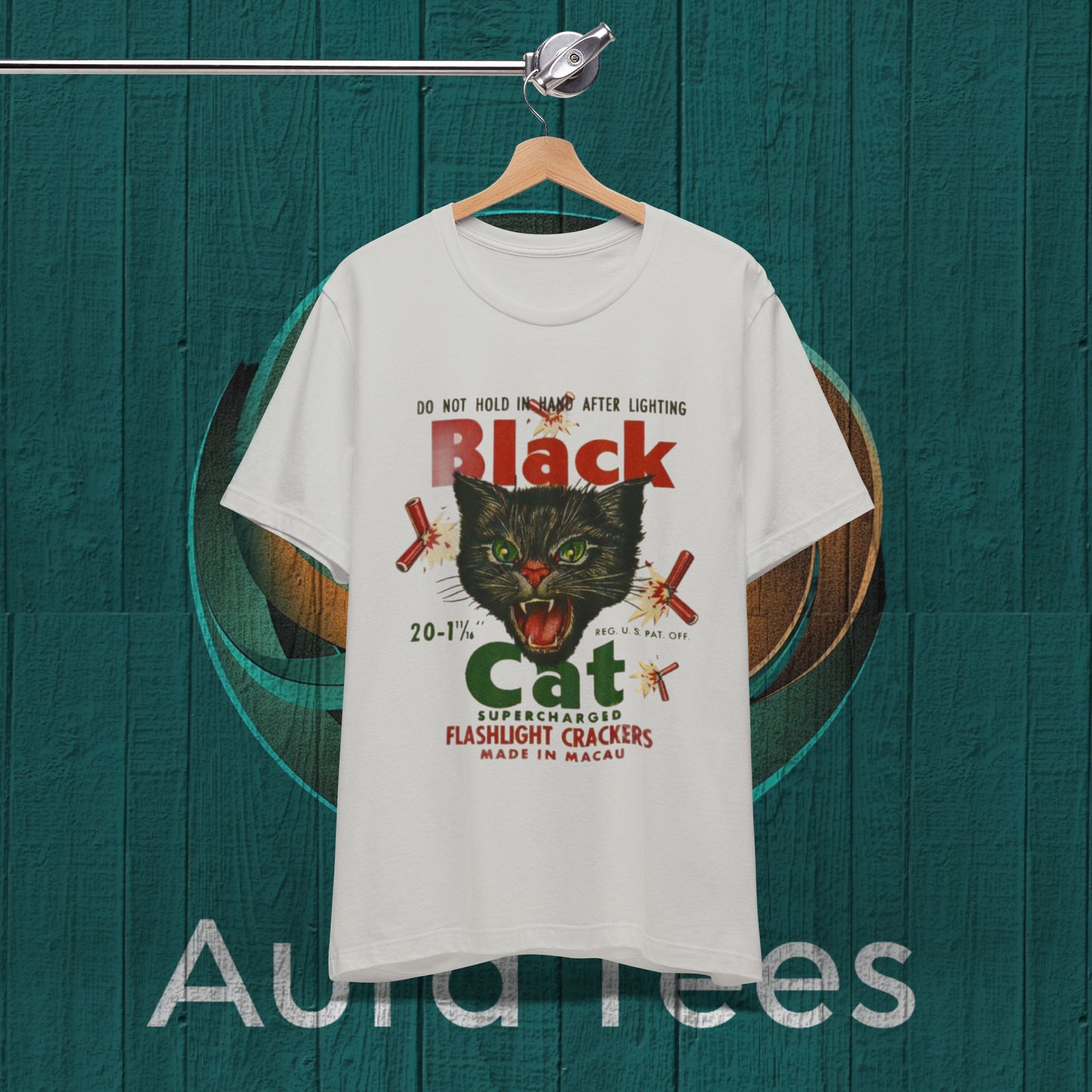 vintage Black Cat Firecrackers tee
