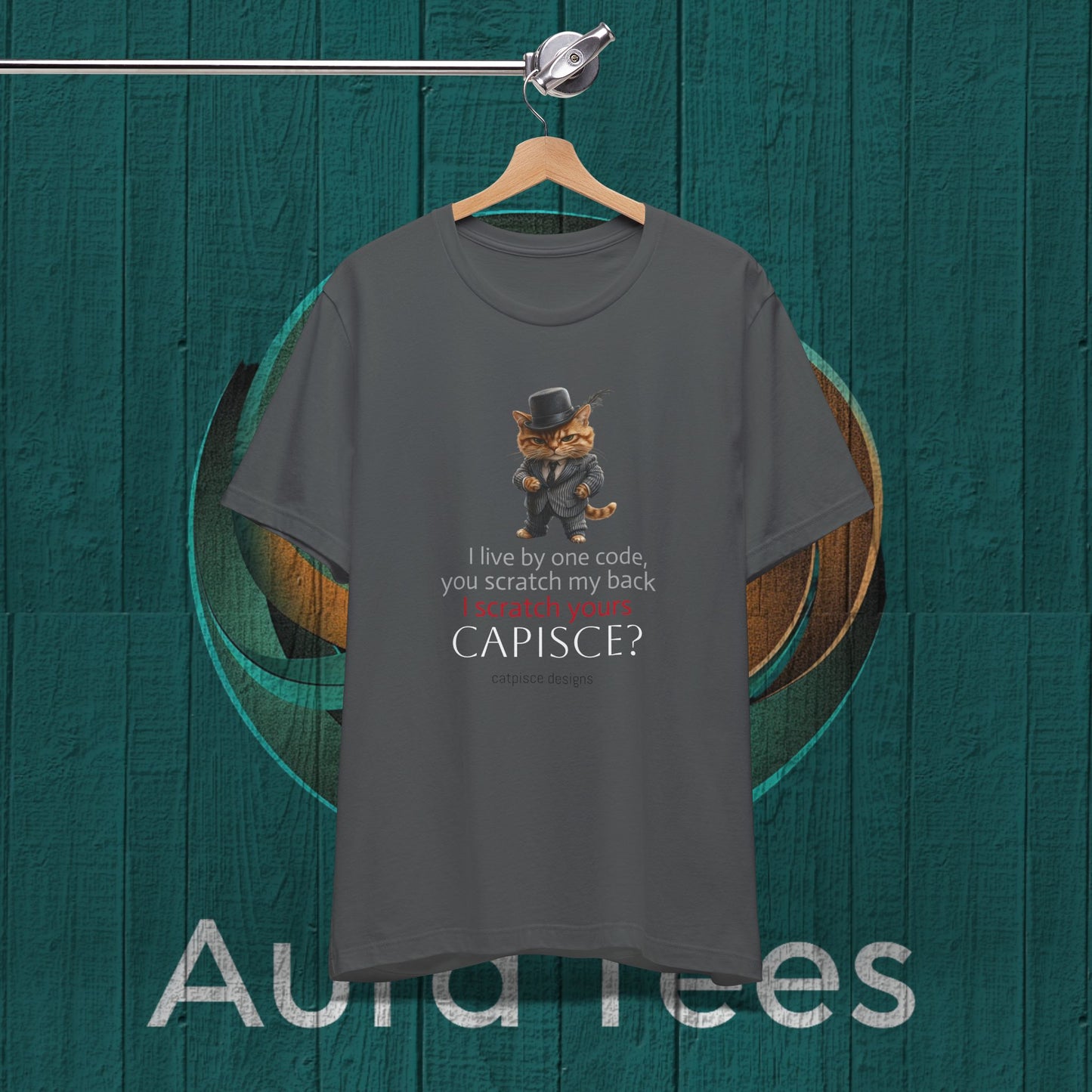 cat mafioso code tee