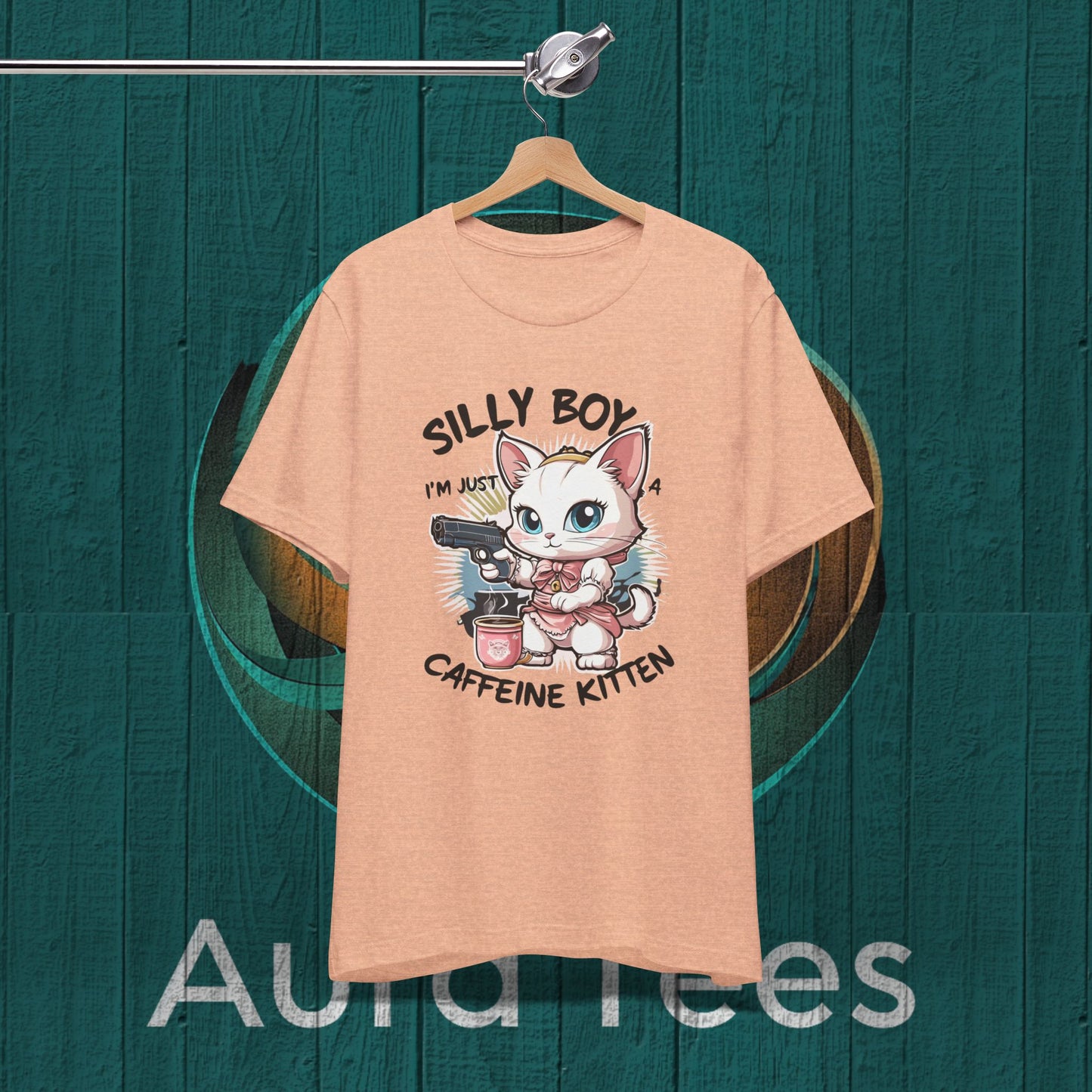 caffeine kitten tee