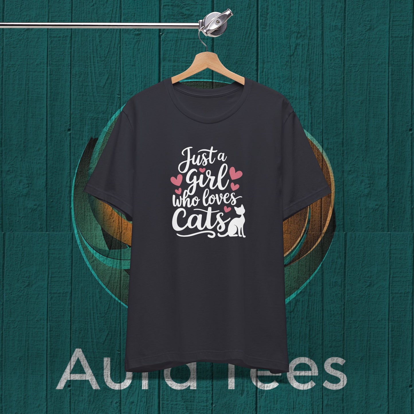 just a girl cats tee