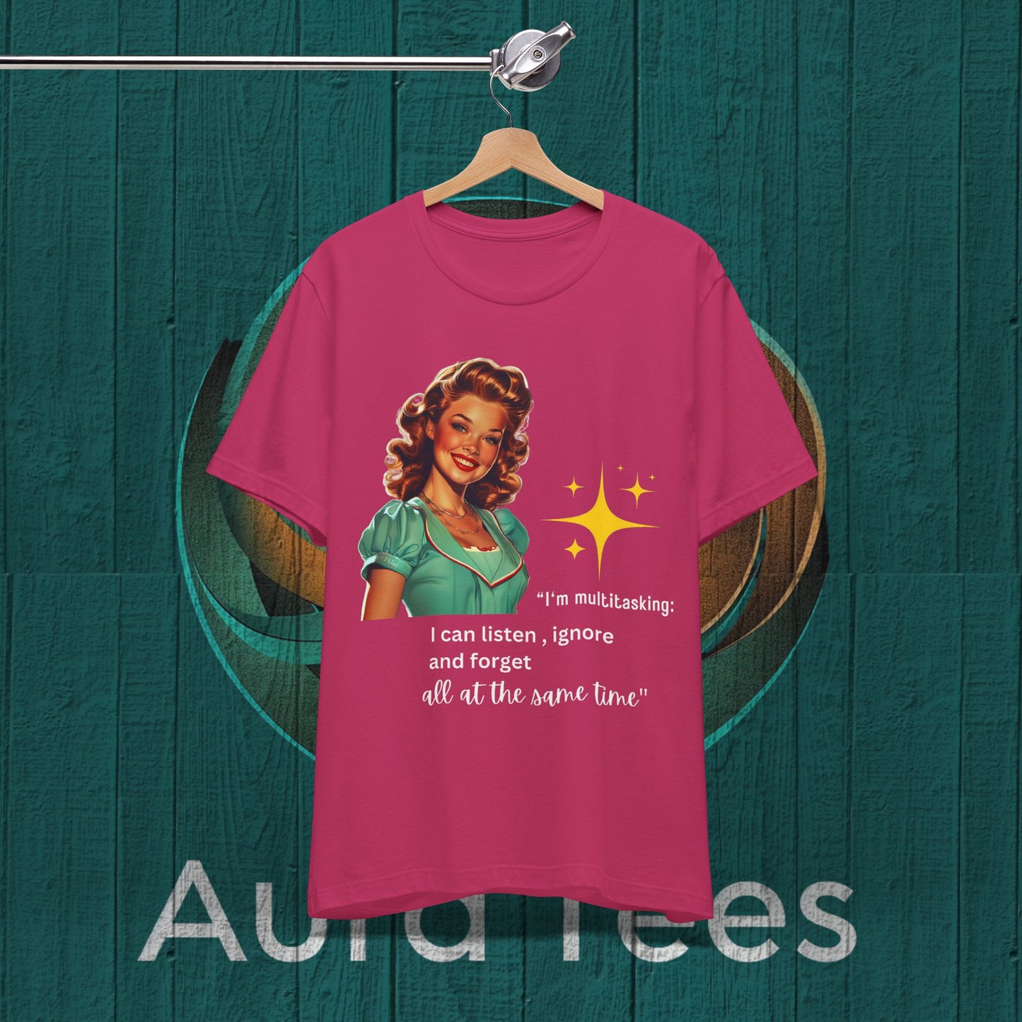 retro sarcasm multitasking tee