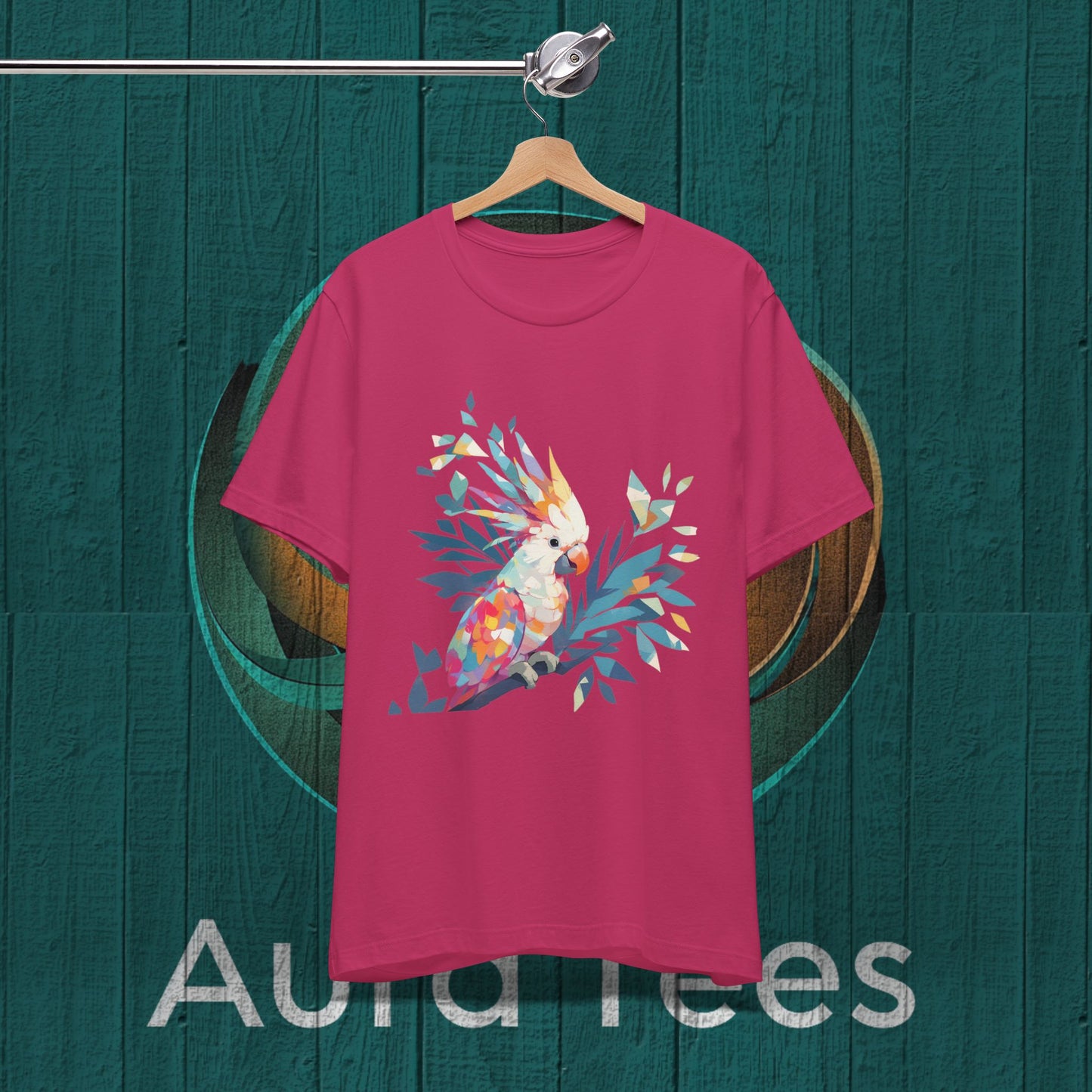 stained glass cockatoo tee