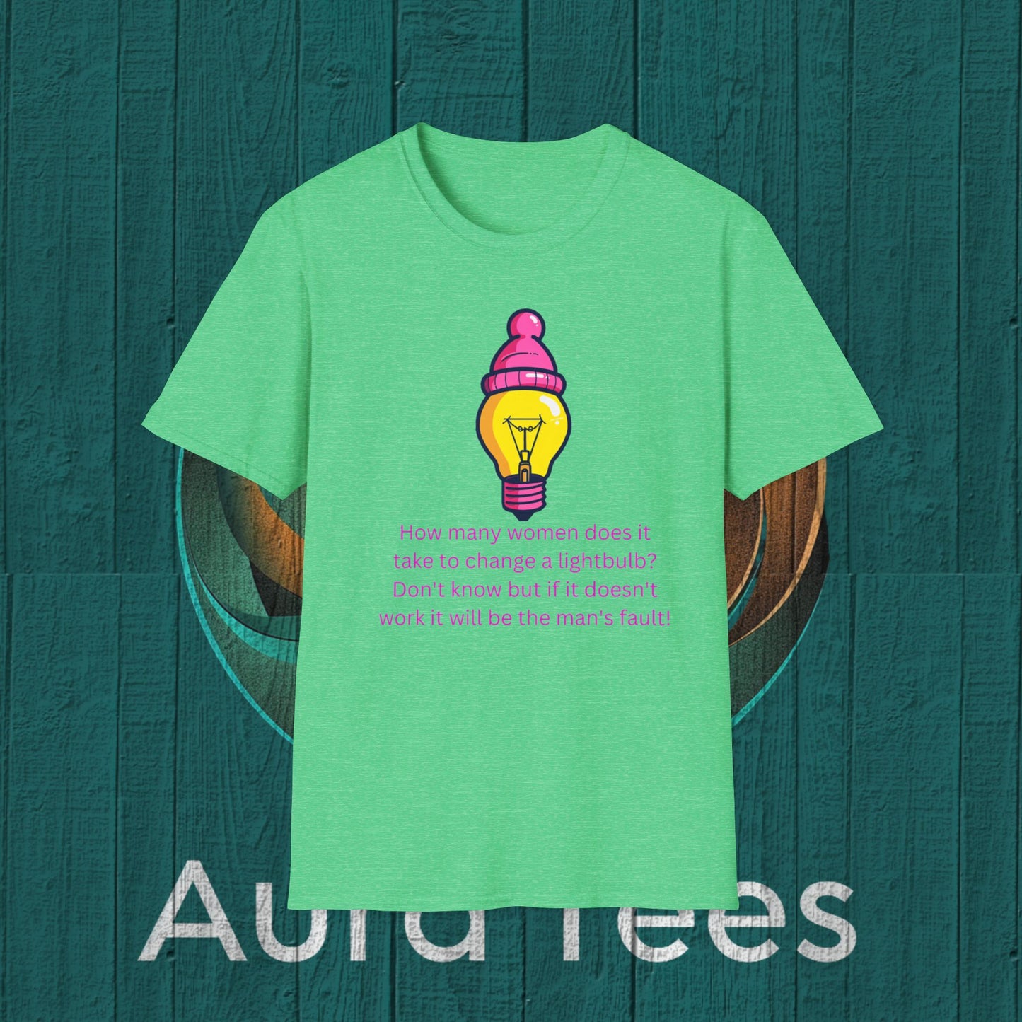 feminism light bulb tee