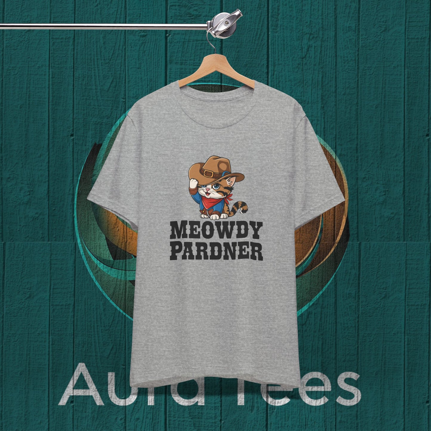 meowedy partner cat tee