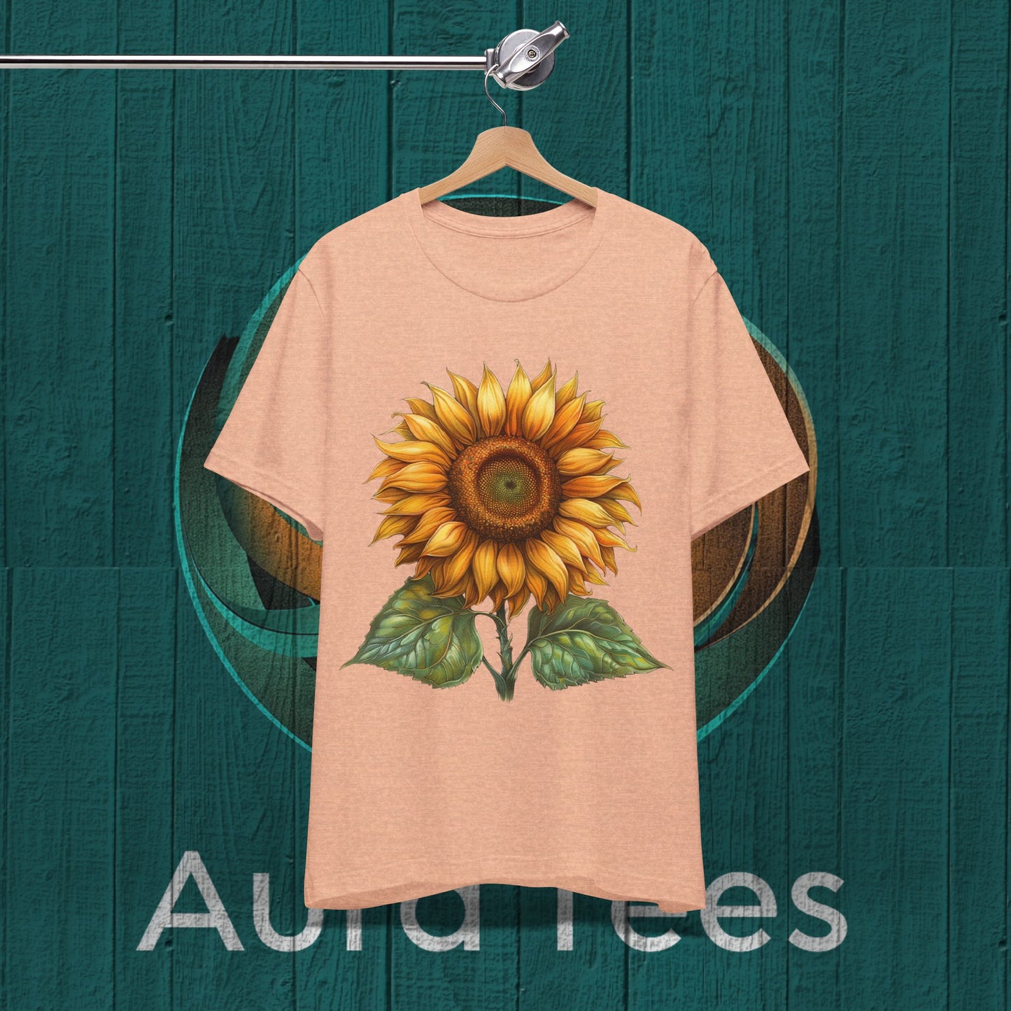 large sunflower tee
