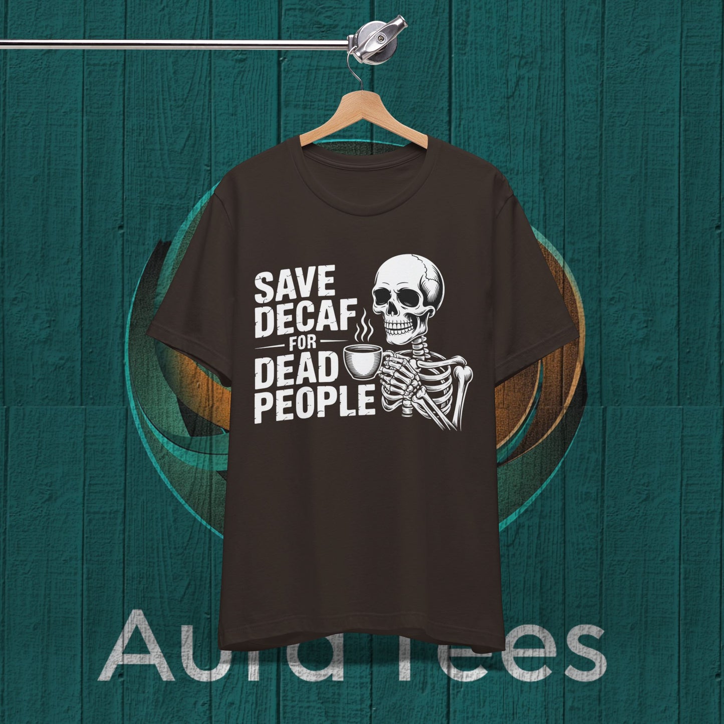 decaf dead people tee