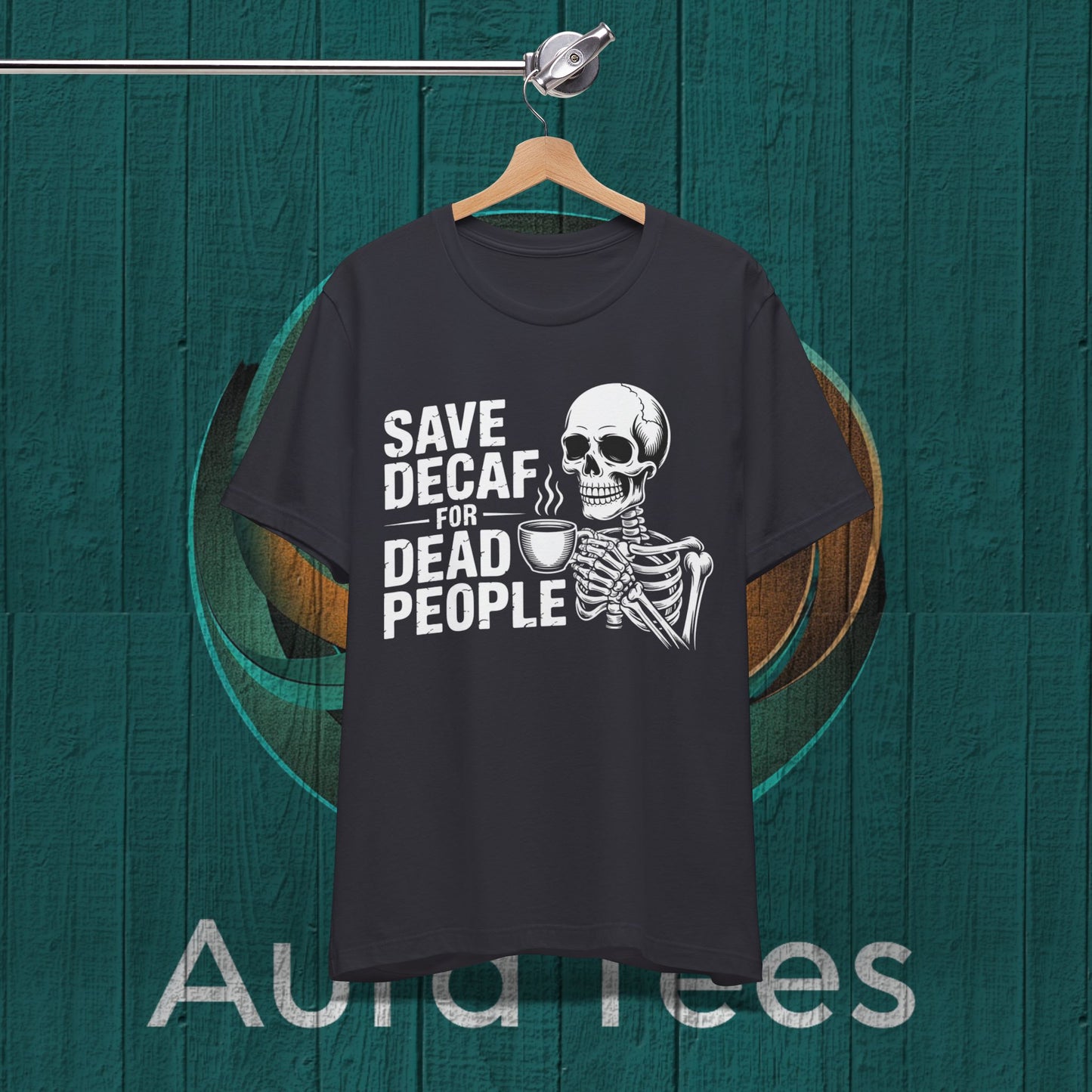 decaf dead people tee