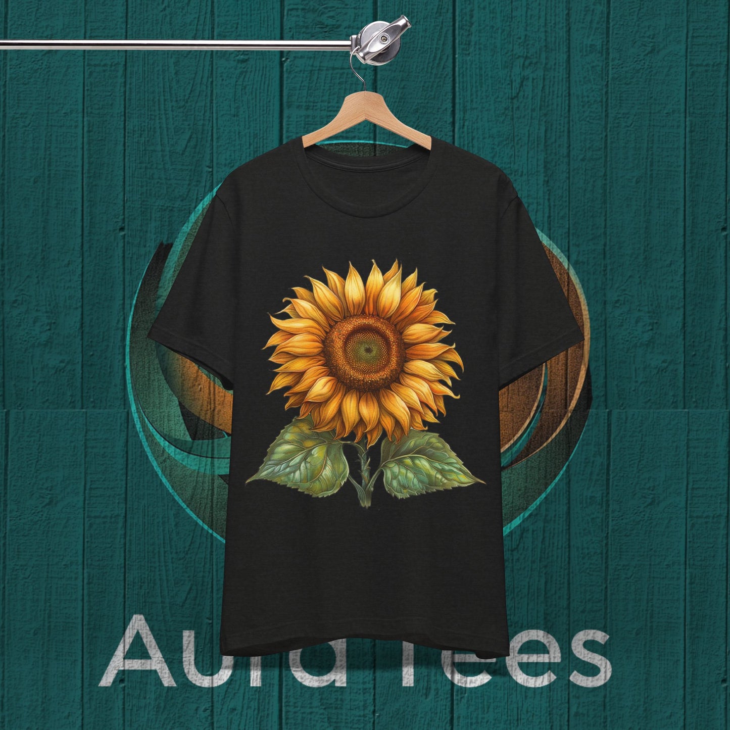 large sunflower tee