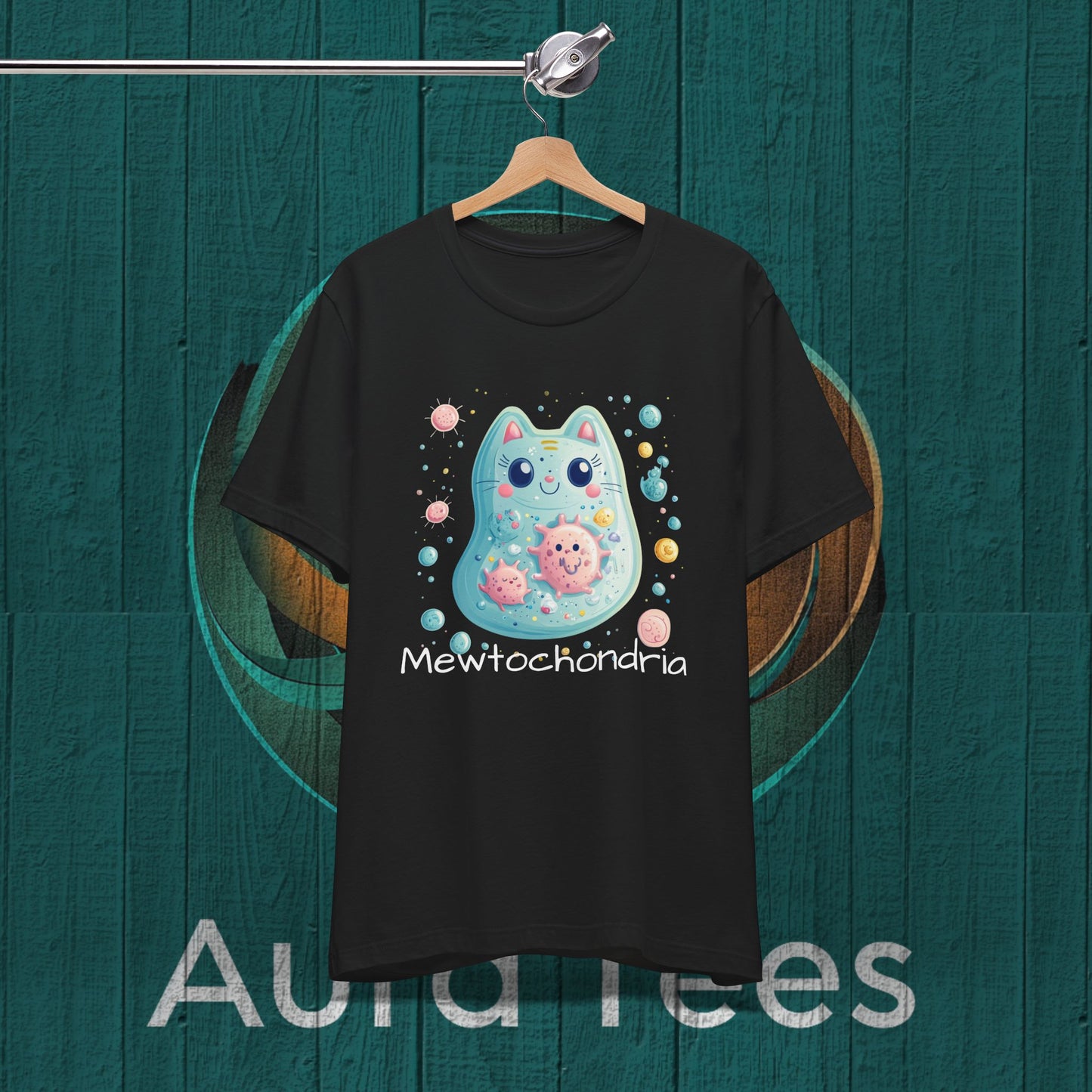 mewtochondria cat pun tee