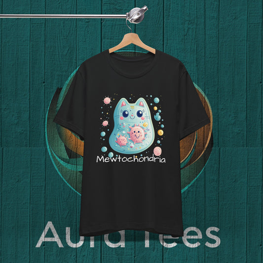 mewtochondria cat pun tee