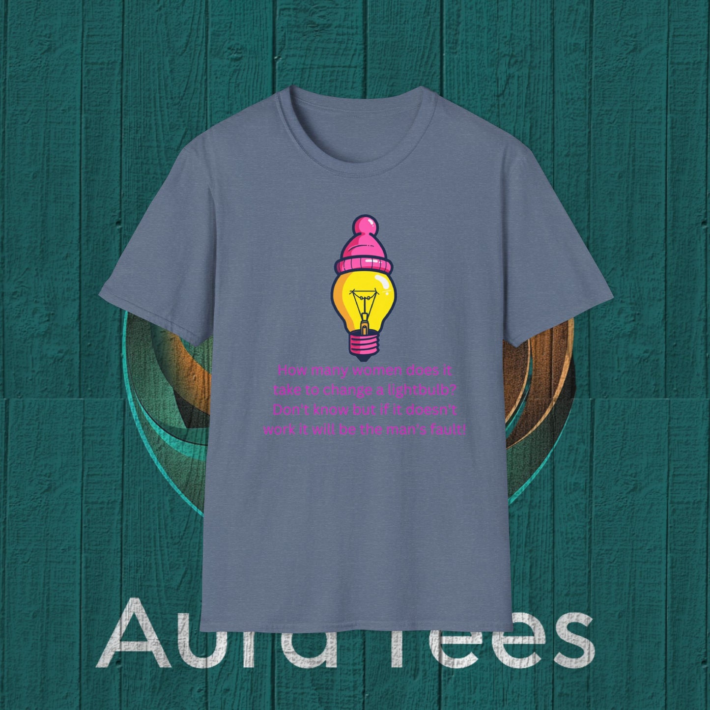 feminism light bulb tee