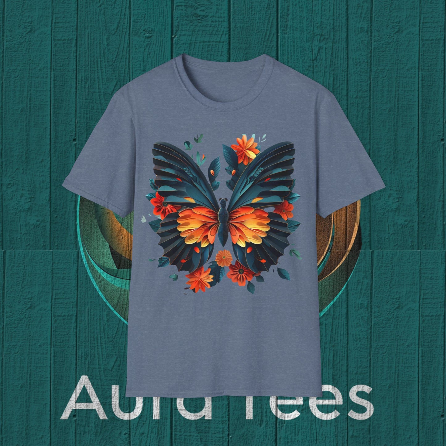 paper quill butterfly tee