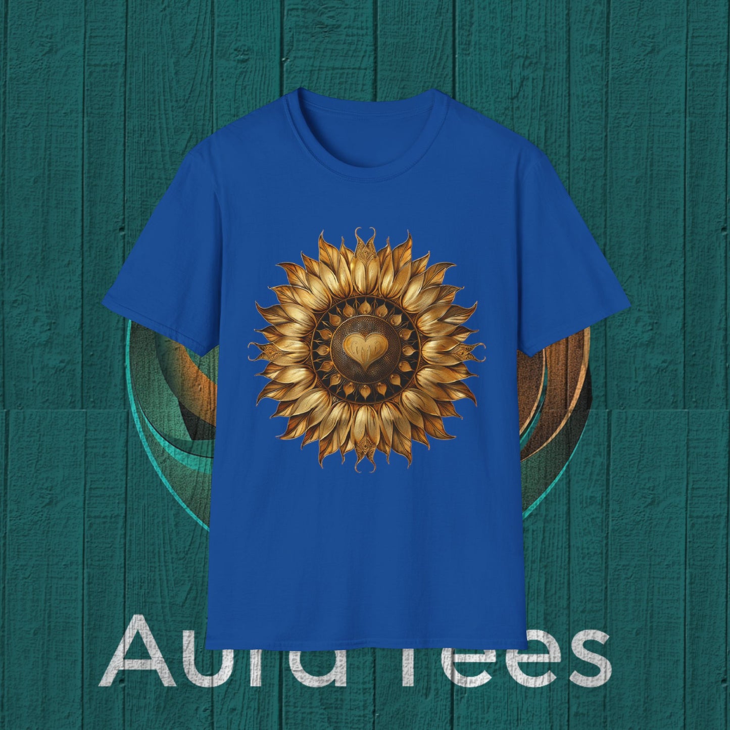 large heart sunflower tee