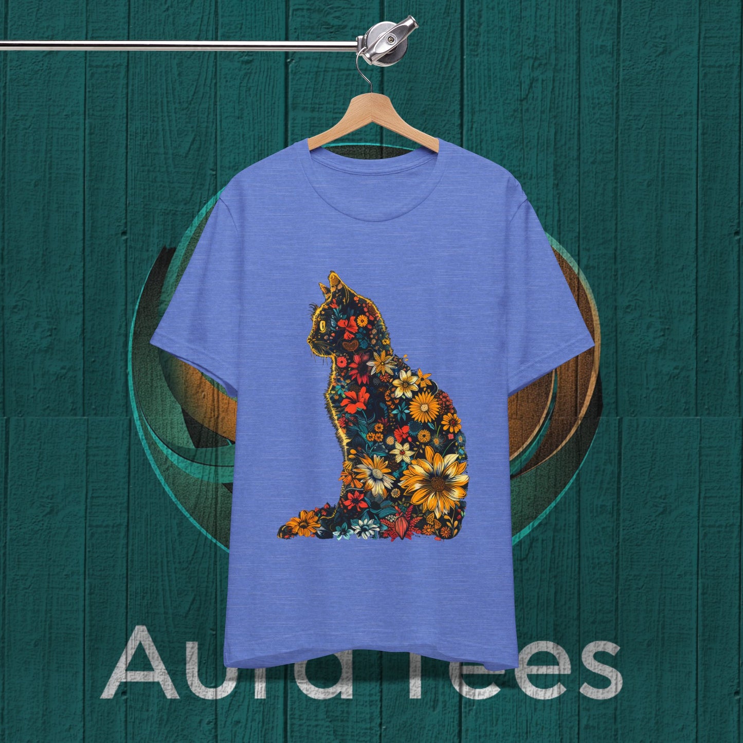 flower cat tee
