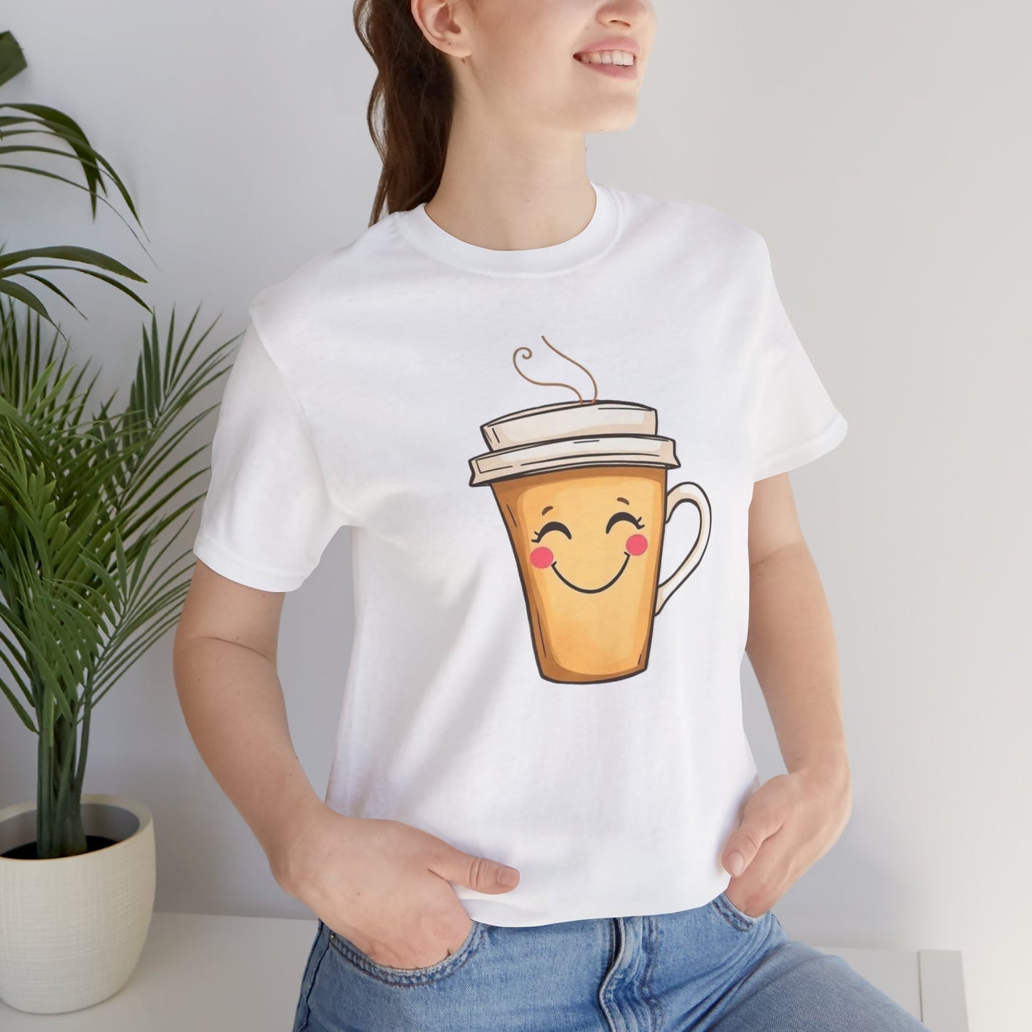 Happy coffee tee