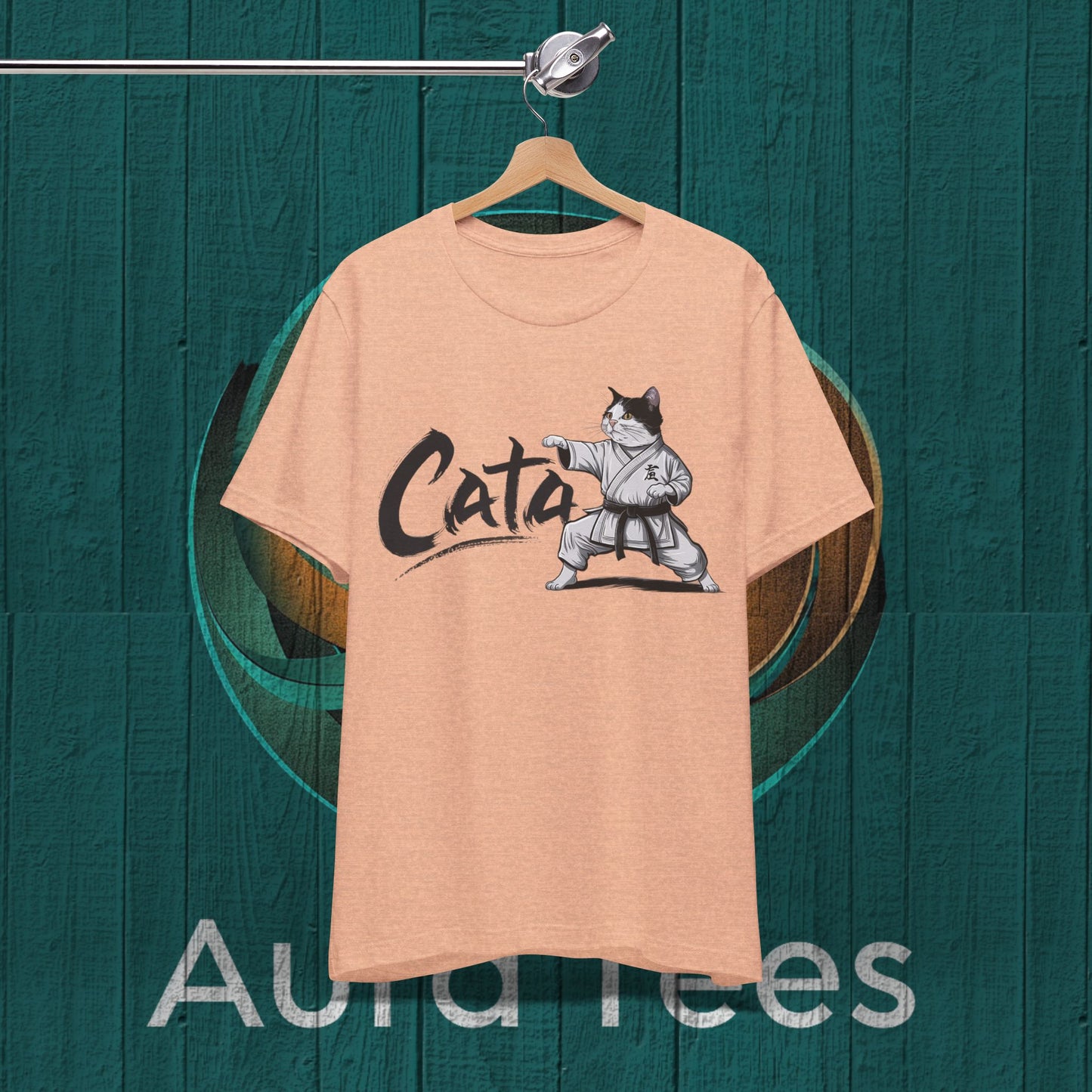 cata cat karate spoof tee