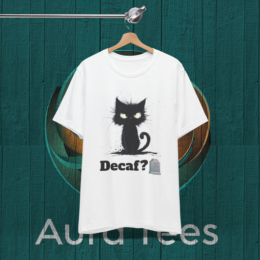 decaf cat tee