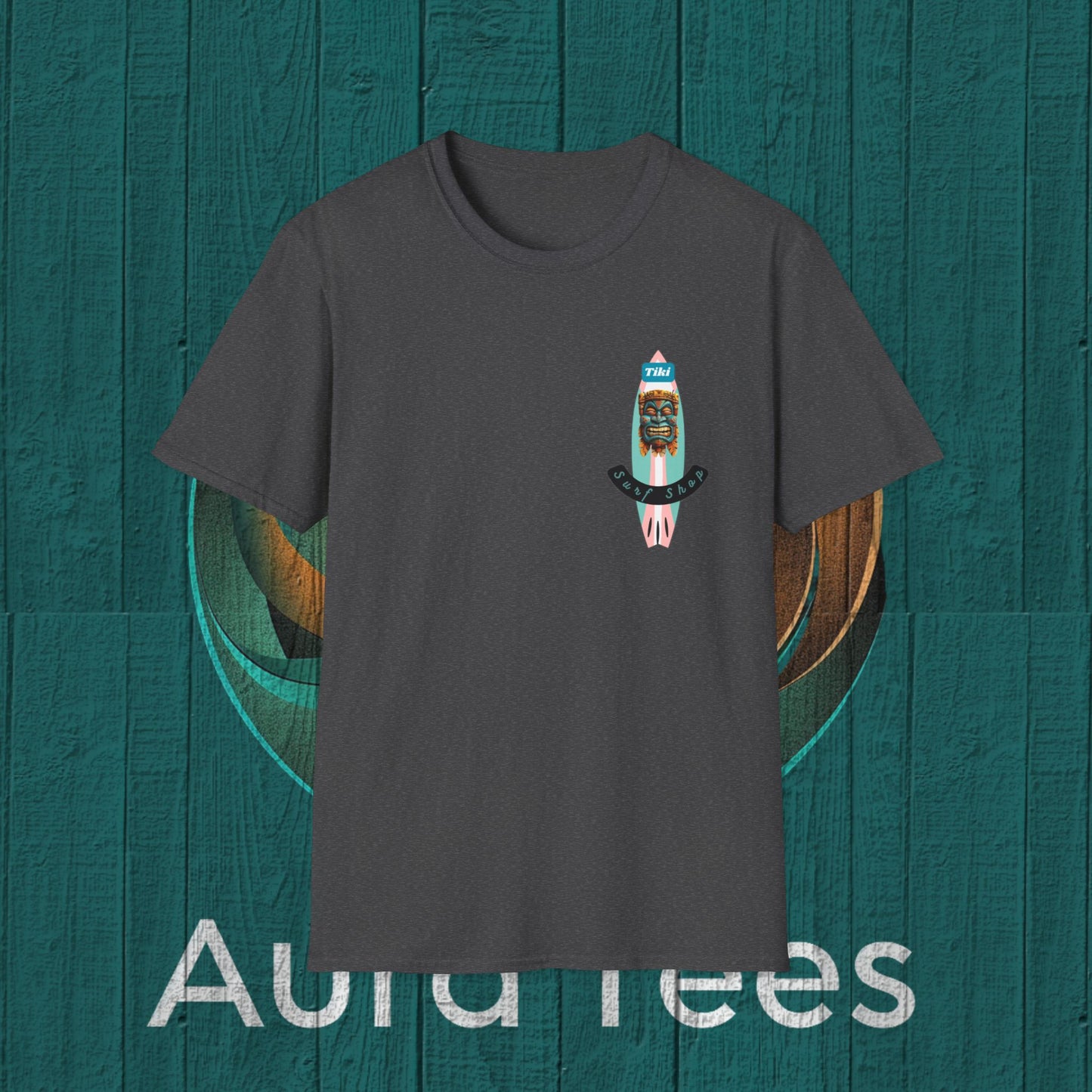 tiki surf shop board tee