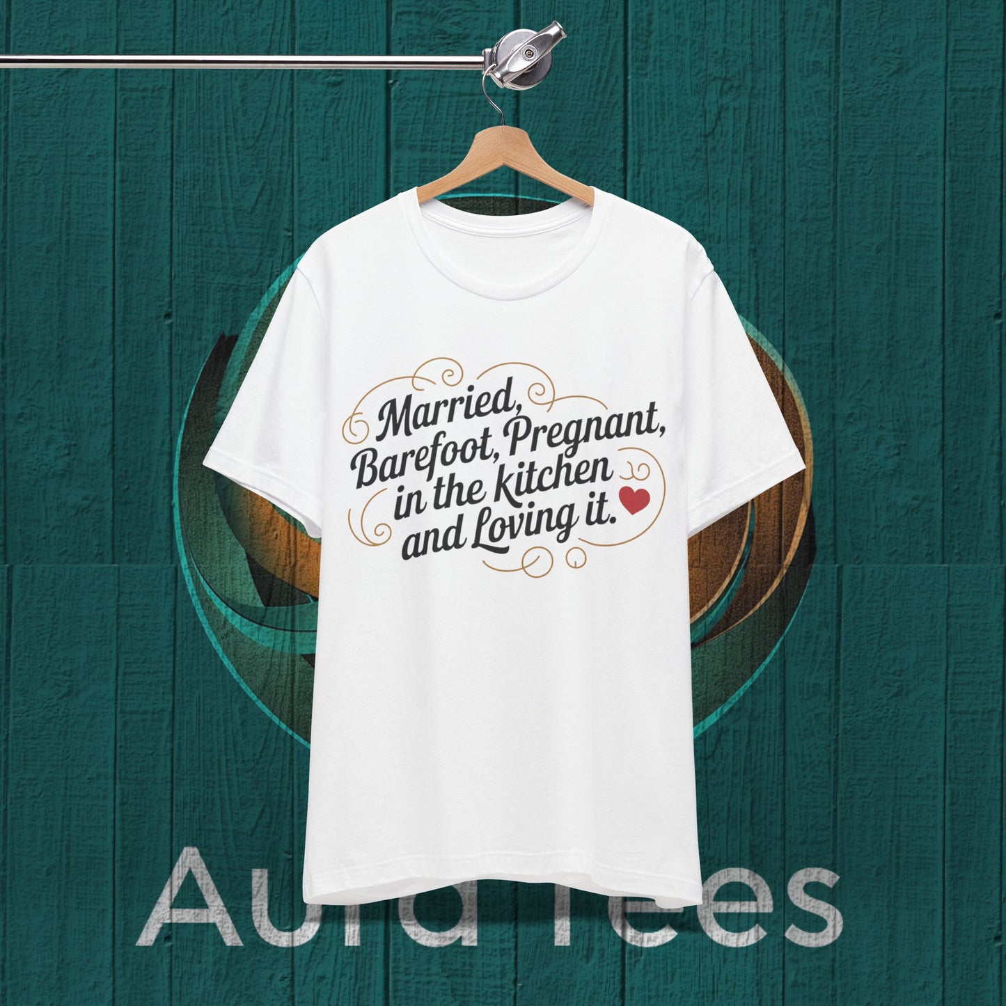 barefoot pregnant  tee
