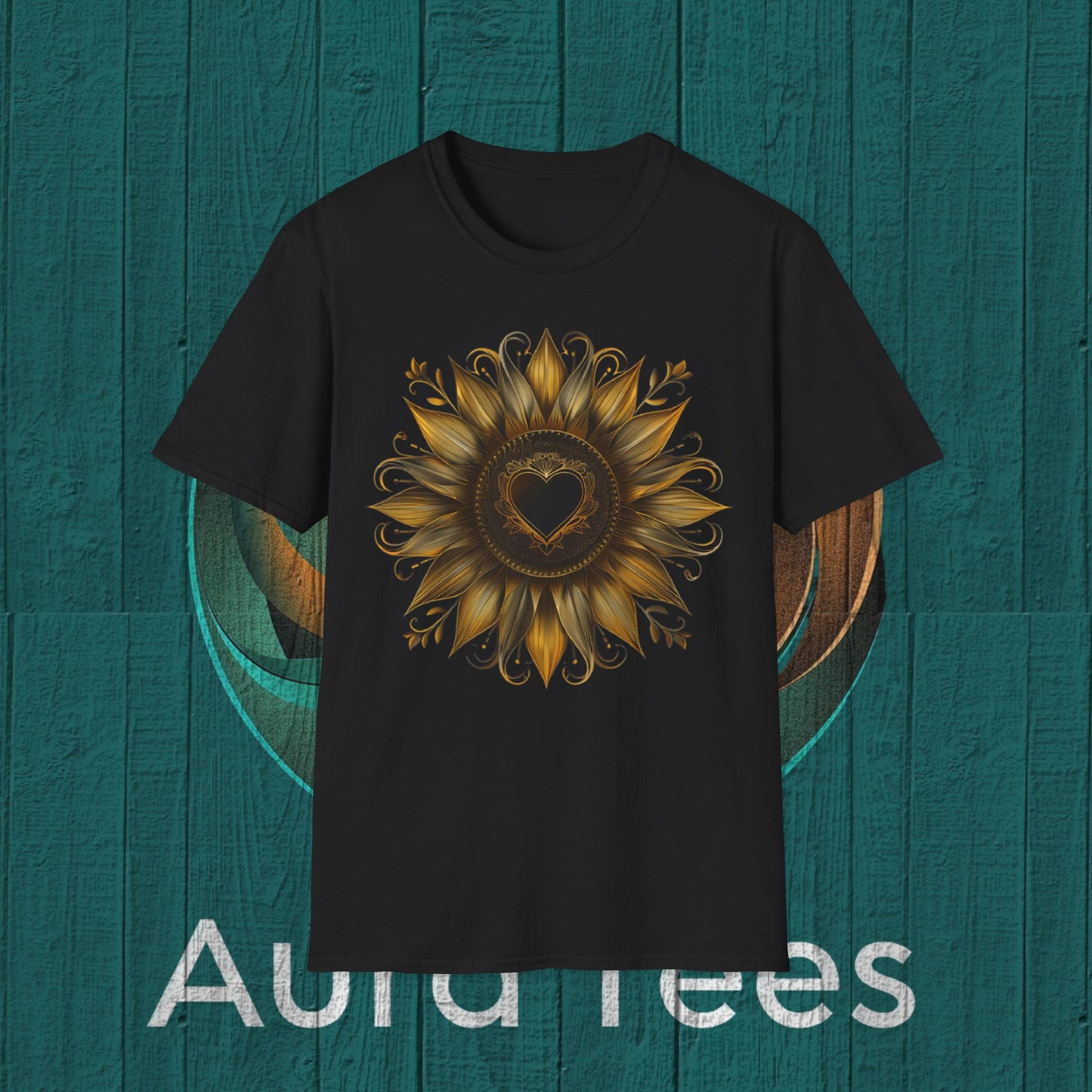 heart sunflower tee