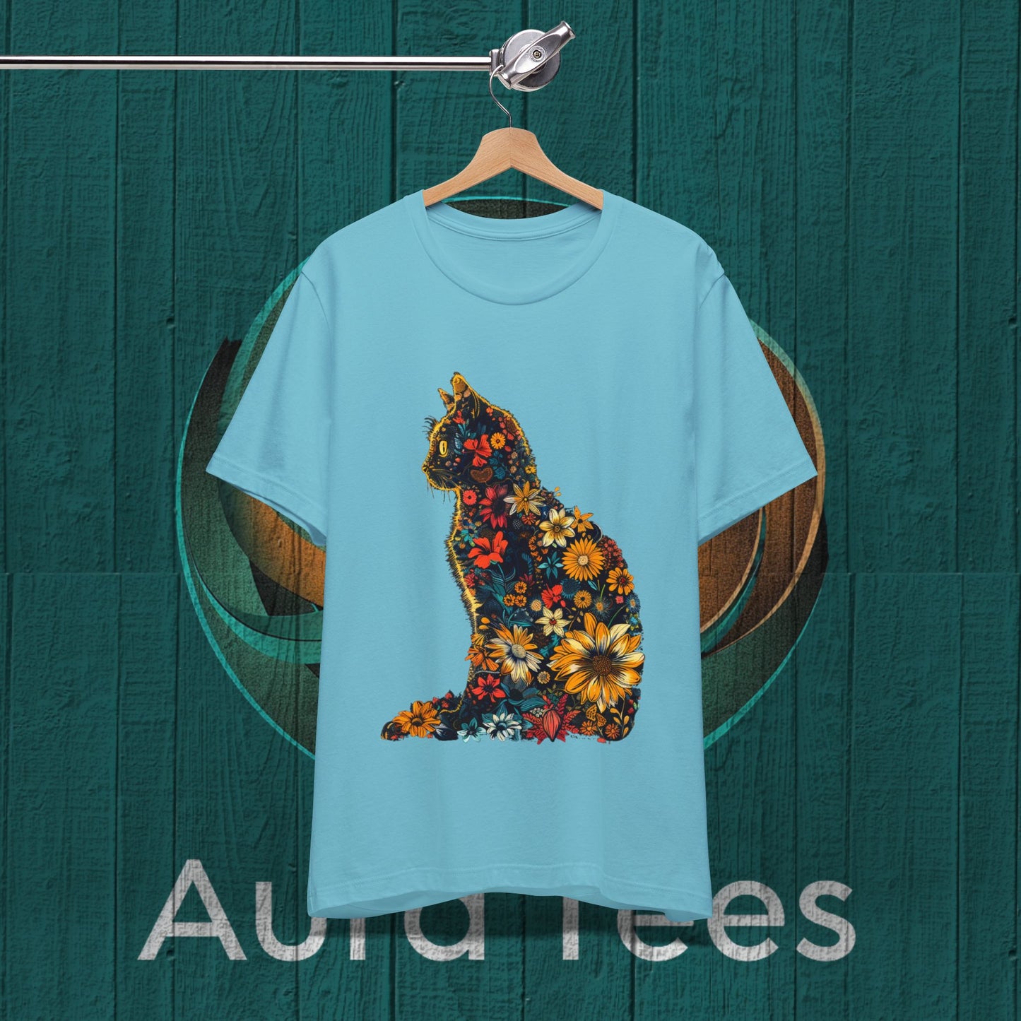 flower cat tee