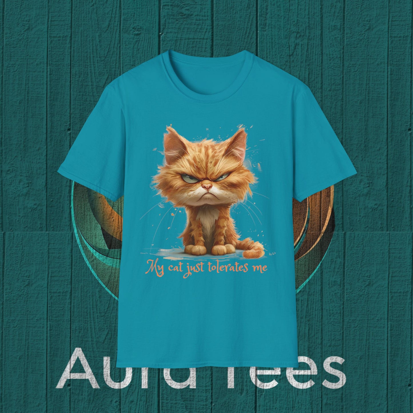 my cat just tolerates me tee