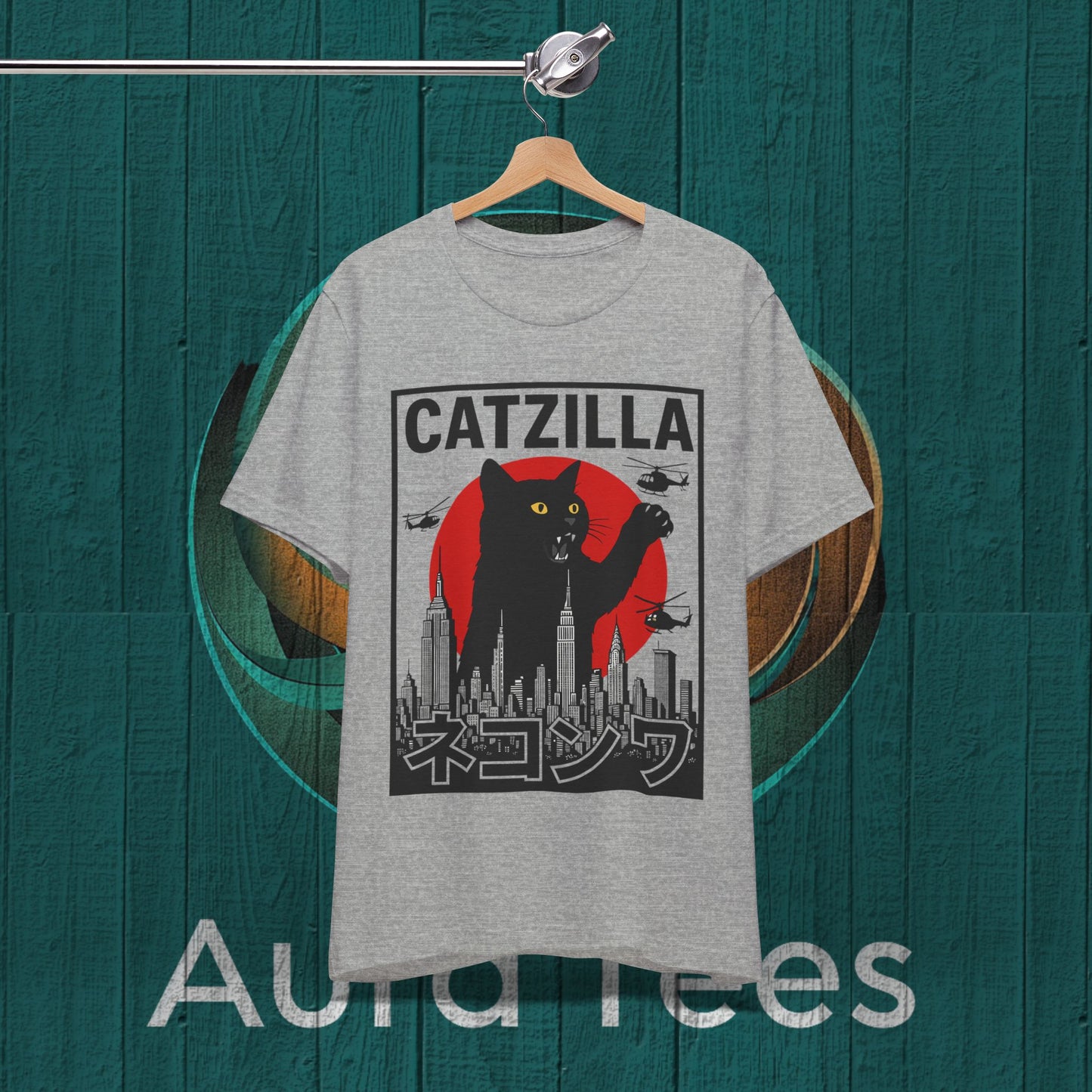 Rising Catzilla tee