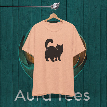 cat butt heart tee