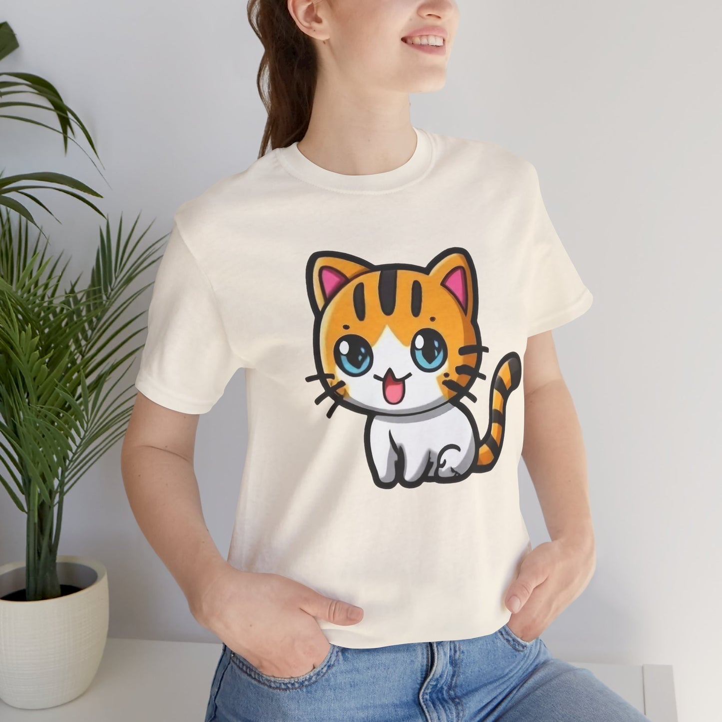 chibi tiger cat